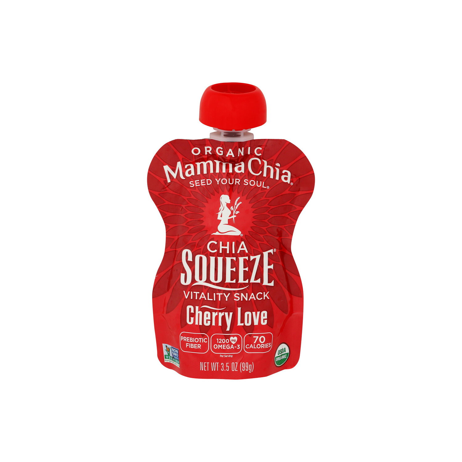 Mamma Chia Cherry Love Organic Squeeze Beet - 3.5 Ounce Image 1 of 4