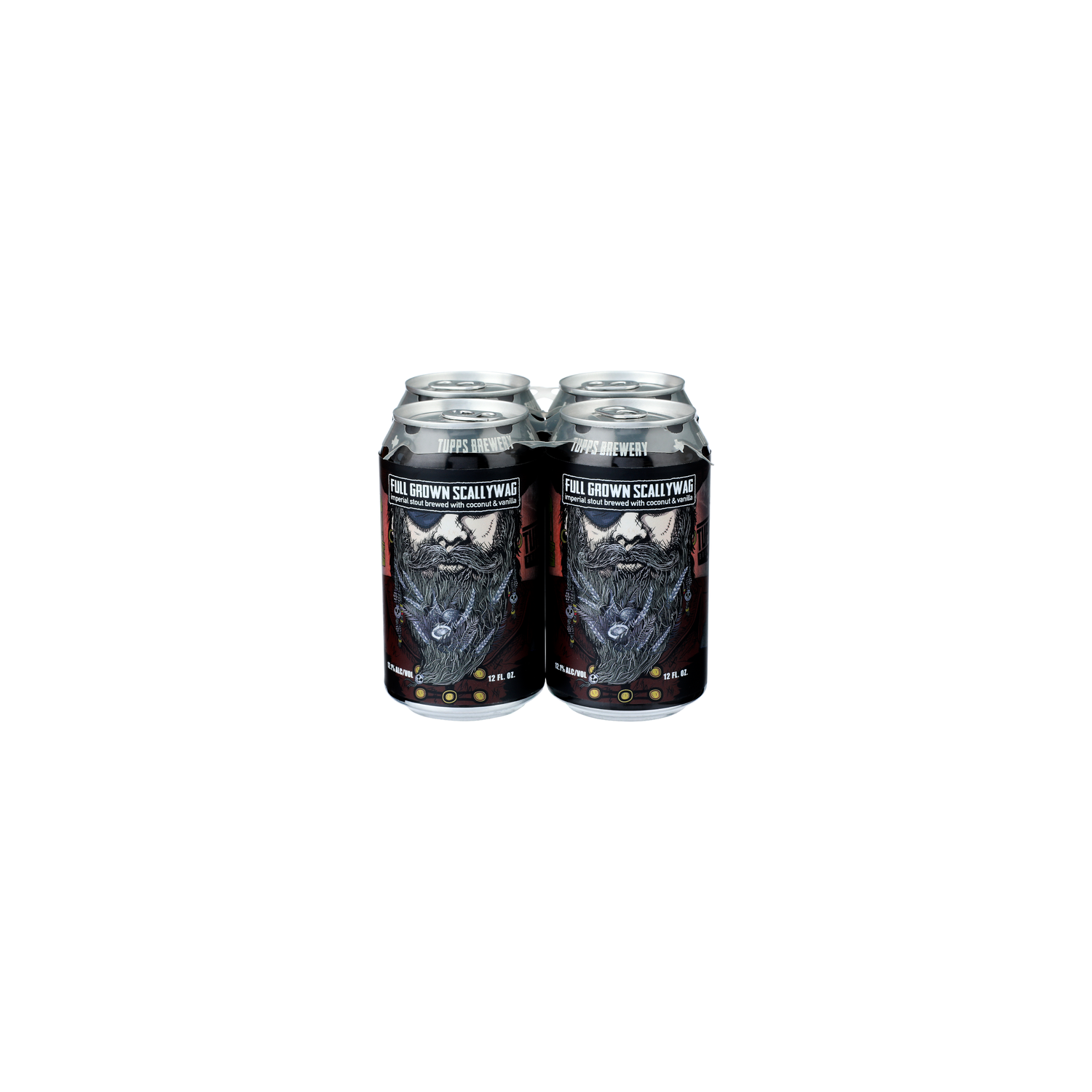 Tupps Brewery Brewed With Coconut & Vanilla Imperial Stout Full Grown Scallywag - 4 Count Image 1 of 2