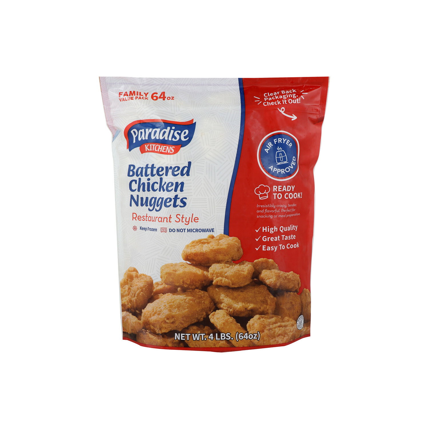 Eastern Quality Foods Pk Unckd Btrd Ckn Nuggets - 4 Pound Image 1 of 4