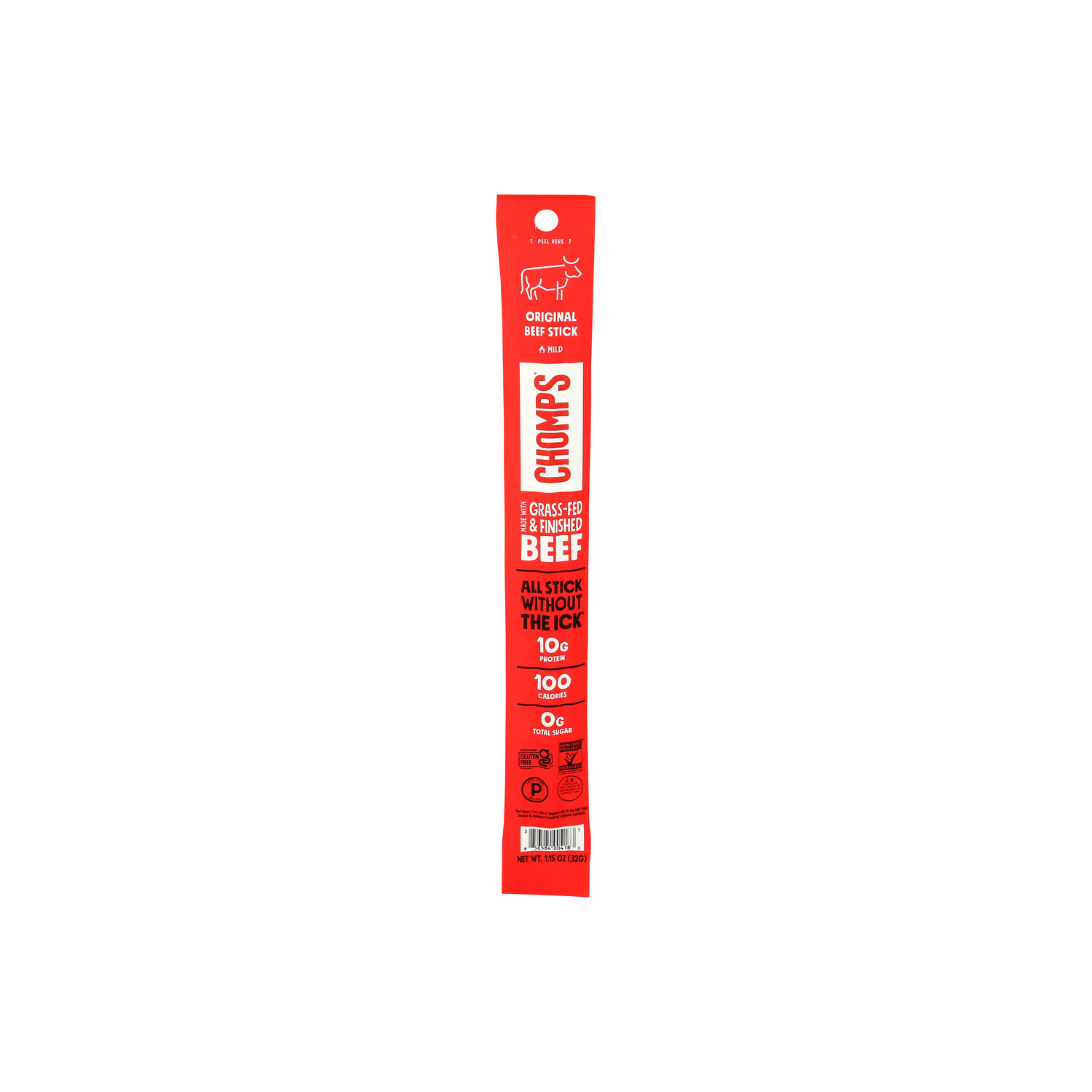 Chomps Smoky Original Beef Smoked Ready To Eat Snack Size - 1.15 Ounce Image 1 of 4