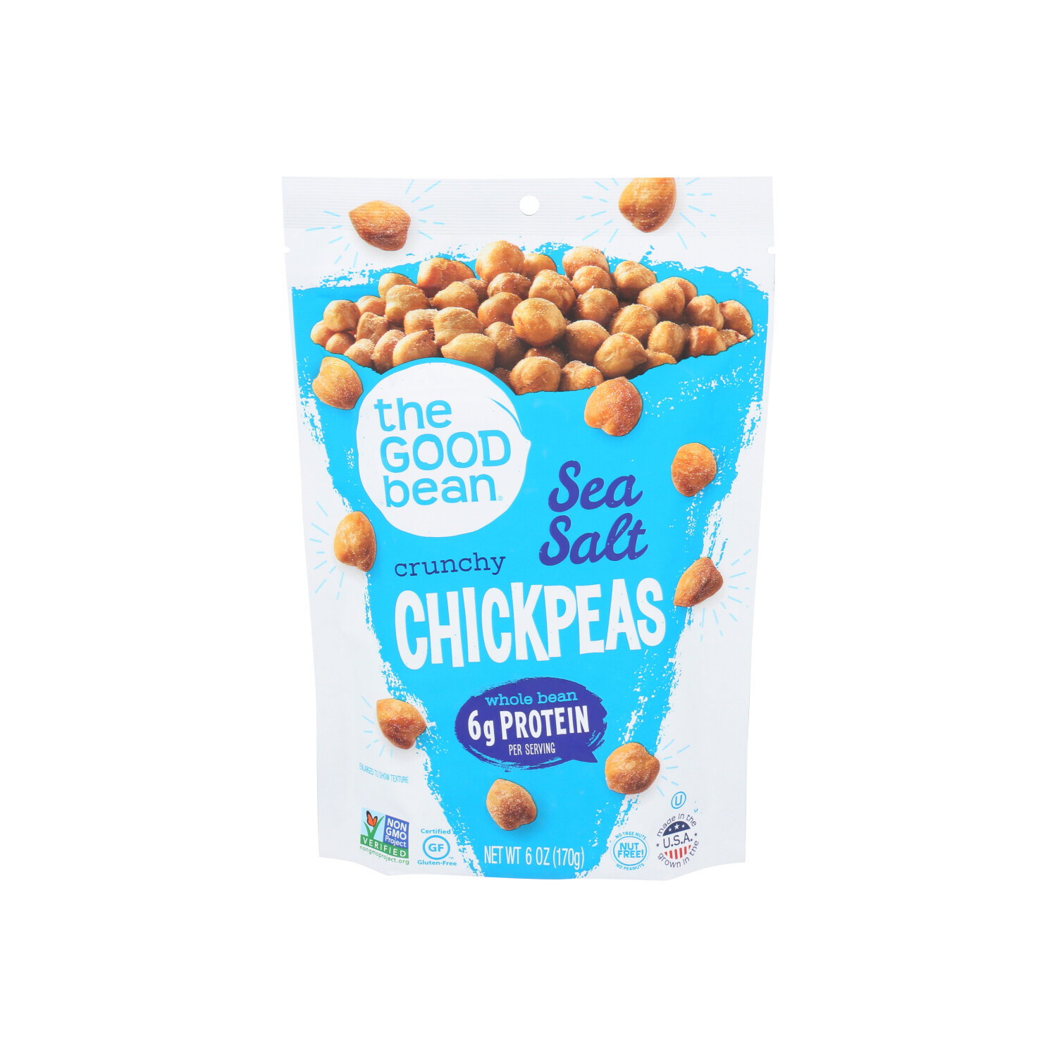 The Good Bean Crunchy Chickpeas Sea Salt - 6 Ounce Image 1 of 4