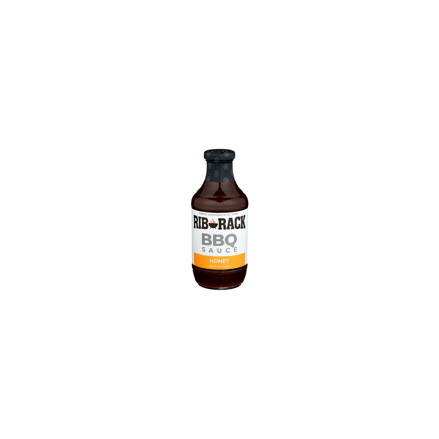 Rib Rack BBQ Sauce Honey - 19 Ounce Image 1 of 2