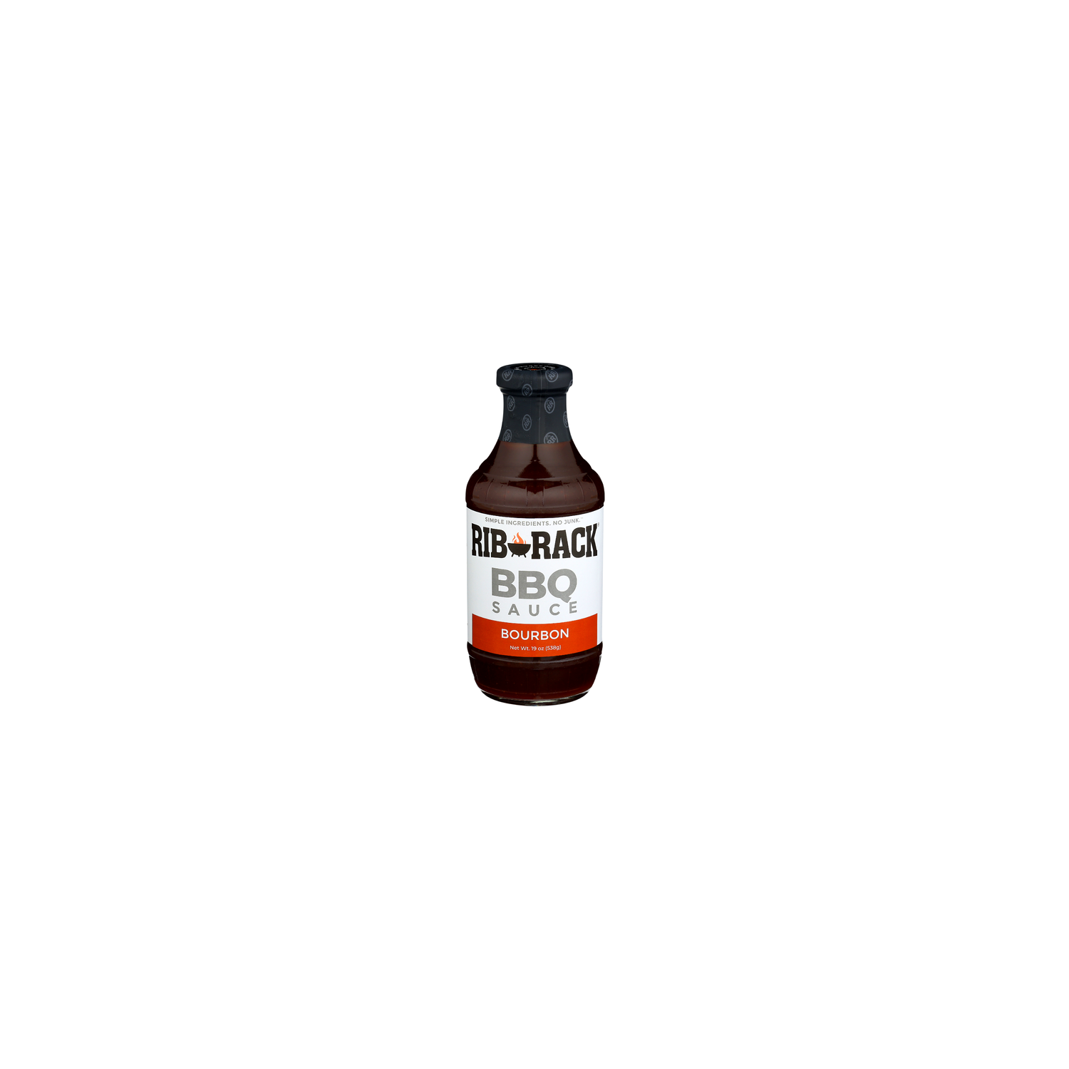 Rib Rack BBQ Sauce Bourbon - 19 Ounce Image 1 of 4