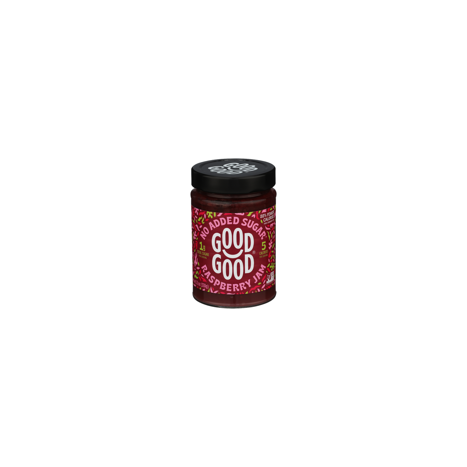 Good Good Raspberry No Added Sugar Keto Friendly Jam - 12 Ounce Image 1 of 4