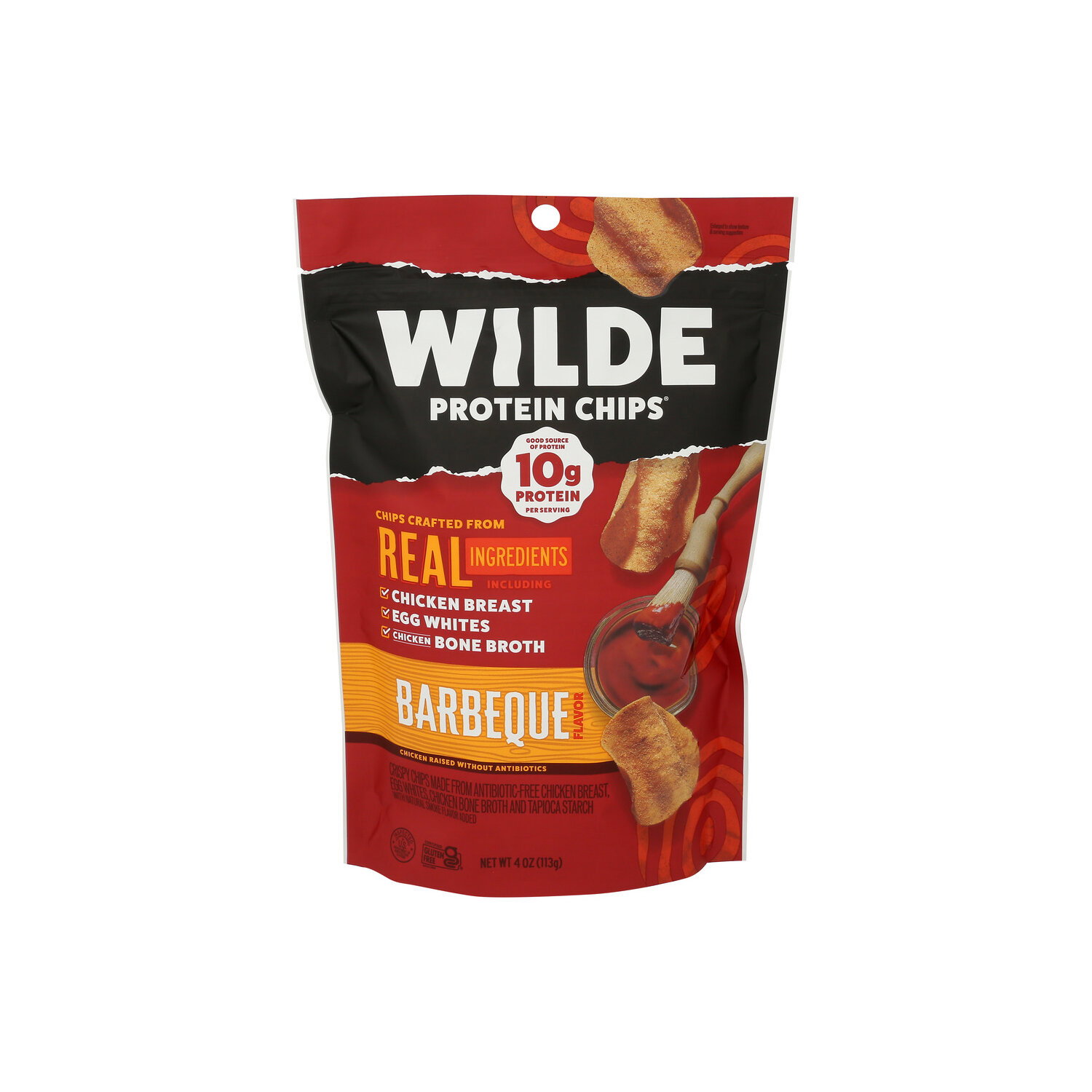 WILDE Barbeque Flavored Chicken Protein Chips - 4 Ounce Image 1 of 4