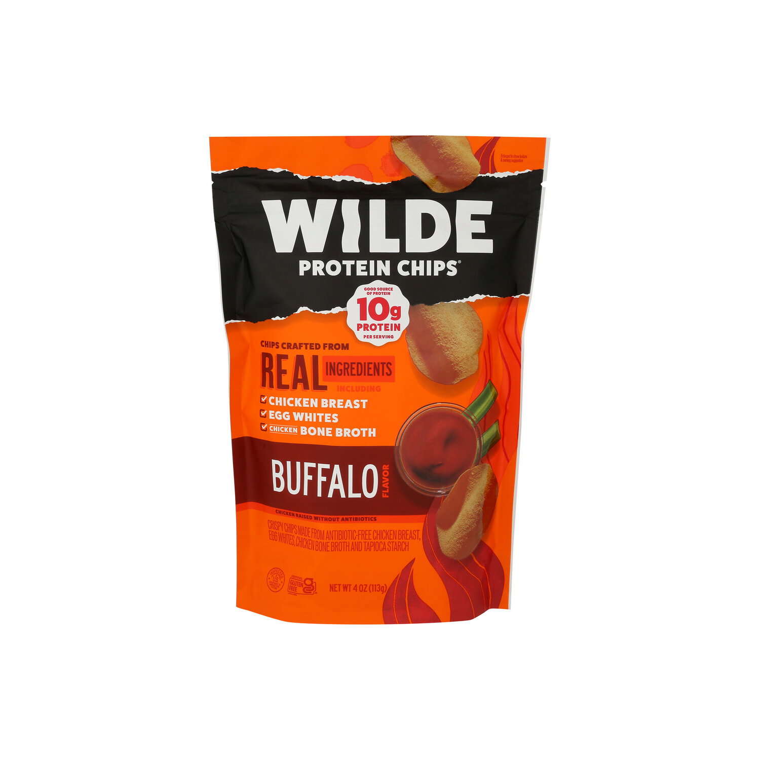 WILDE Barbeque Flavored Chicken Protein Chips - 4 Ounce Image 1 of 4