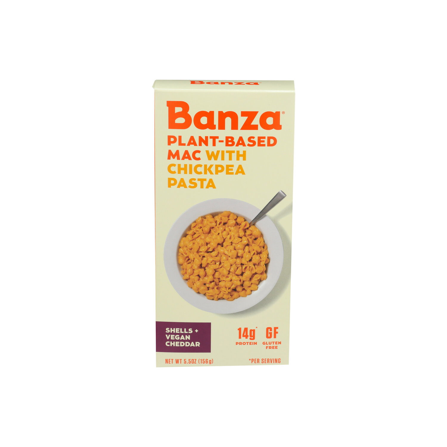 Banza Shells & Dairy Free Cheddar - 5.5 Ounce Image 1 of 2