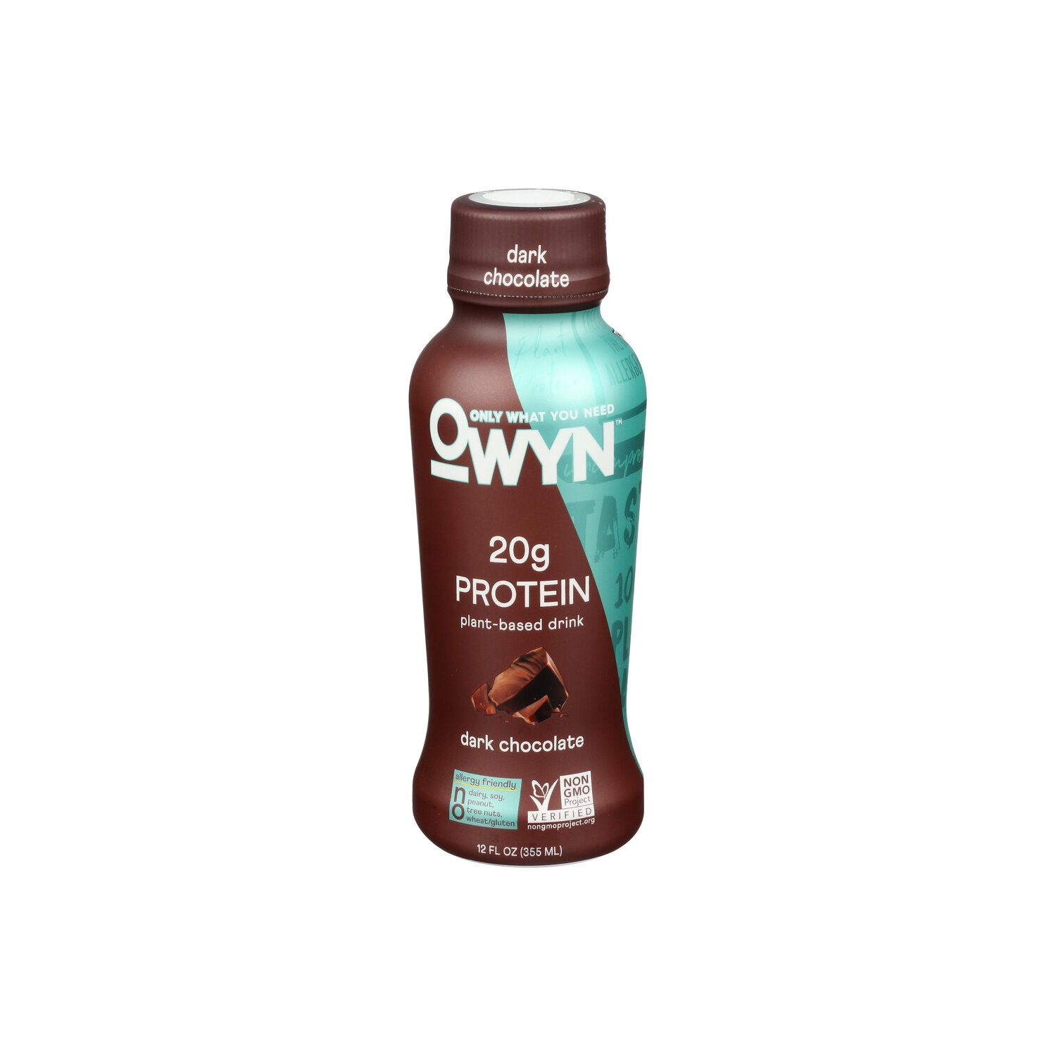 Owyn Dark Chocolate Plant Based Protein Shake - 12 Fluid Ounce Image 1 of 4