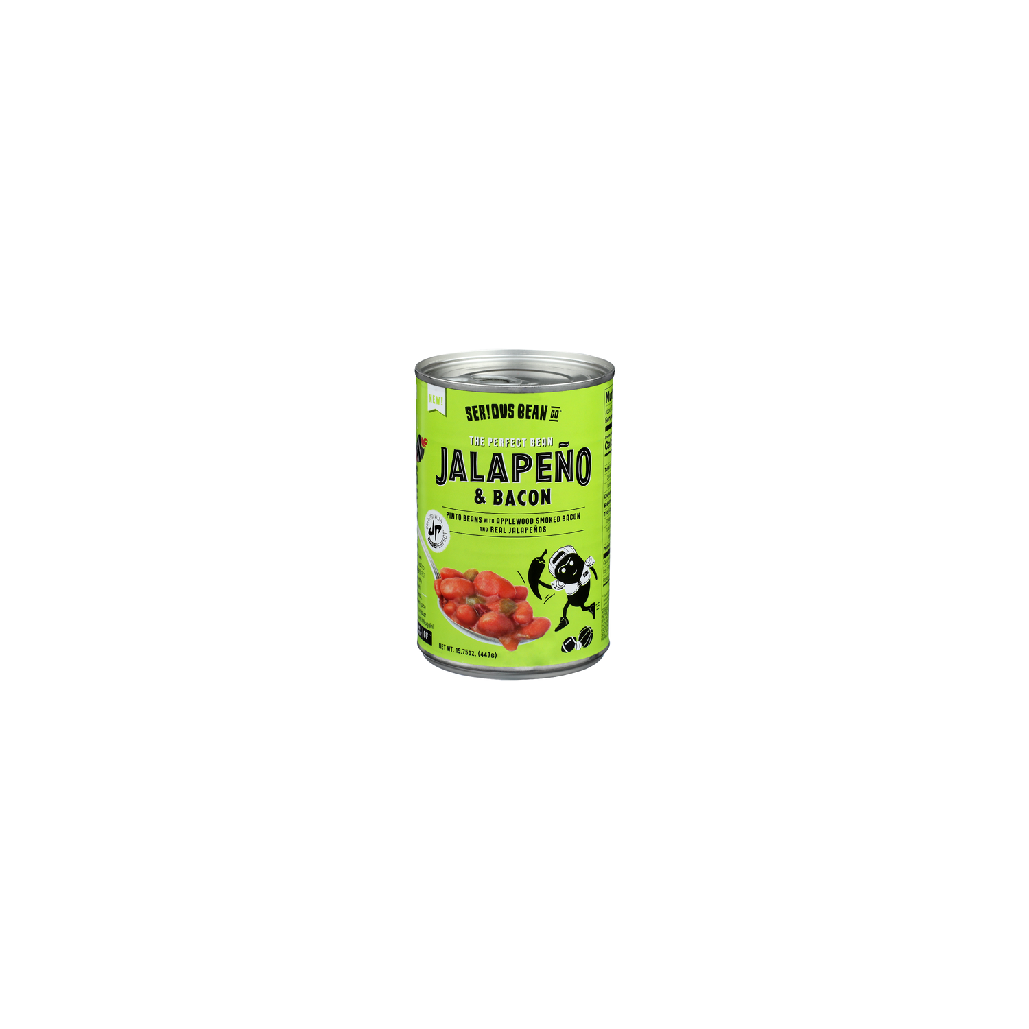 Serious Bean Co Jalapeno & Bacon Pinto Beans - 15.75 Ounce Image 1 of 4