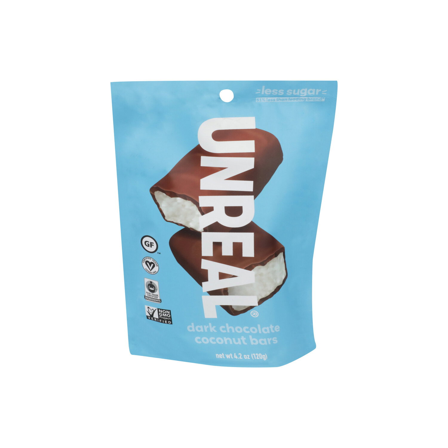 Unreal Dark Chocolate Coconut Bars Bag - 4.2 Ounce Image 1 of 2