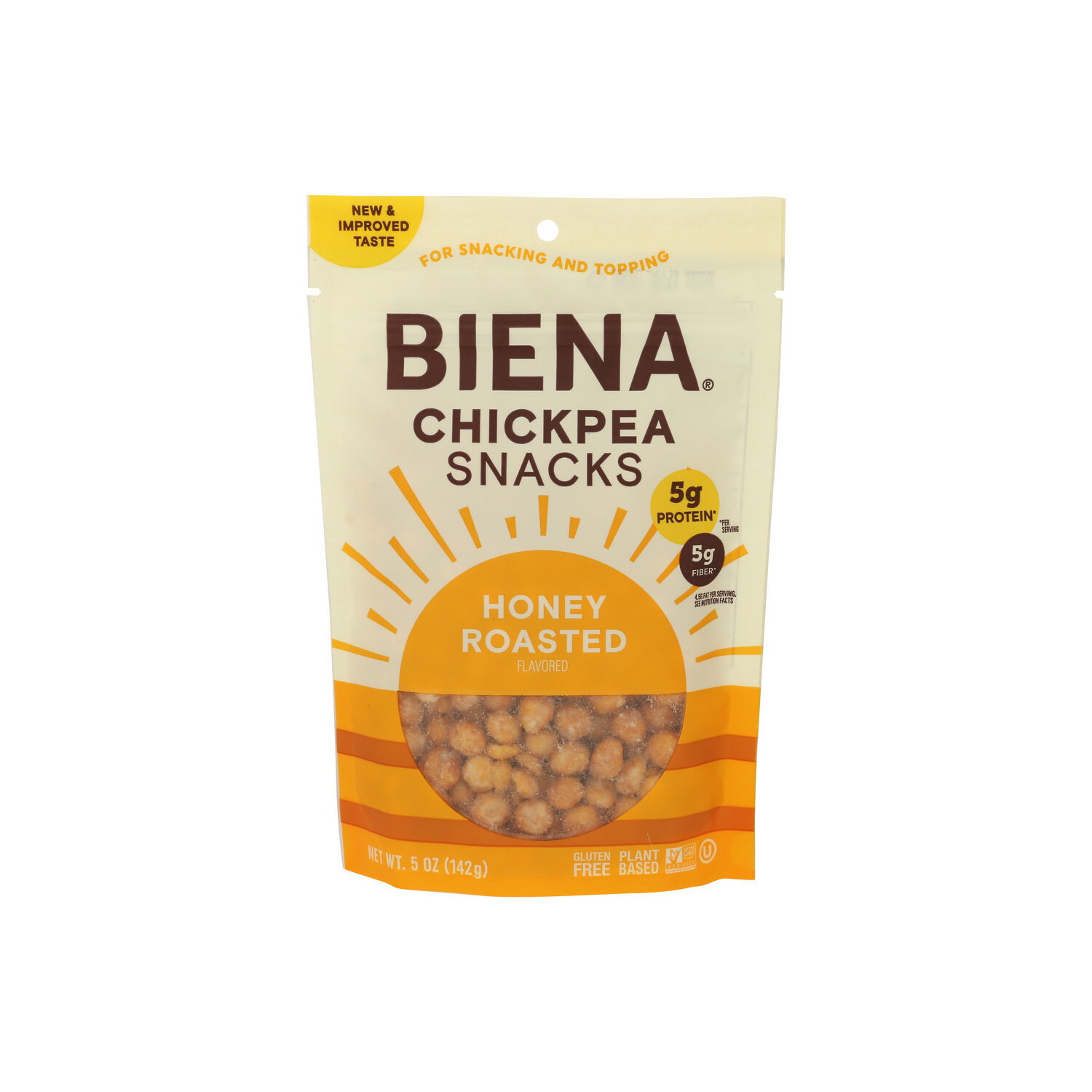 Biena Honeyroasted Honey Roasted Chickpea Snacks - 5 Ounce Image 1 of 4
