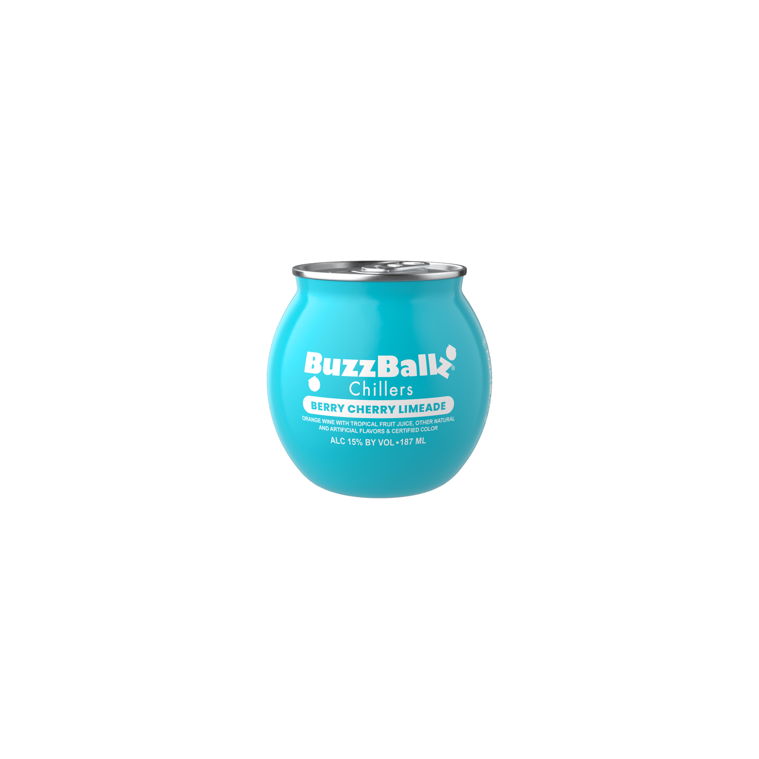 BuzzBallz Berry Cherry Limeade Wine Chillers, 30 Proof - 187 ml