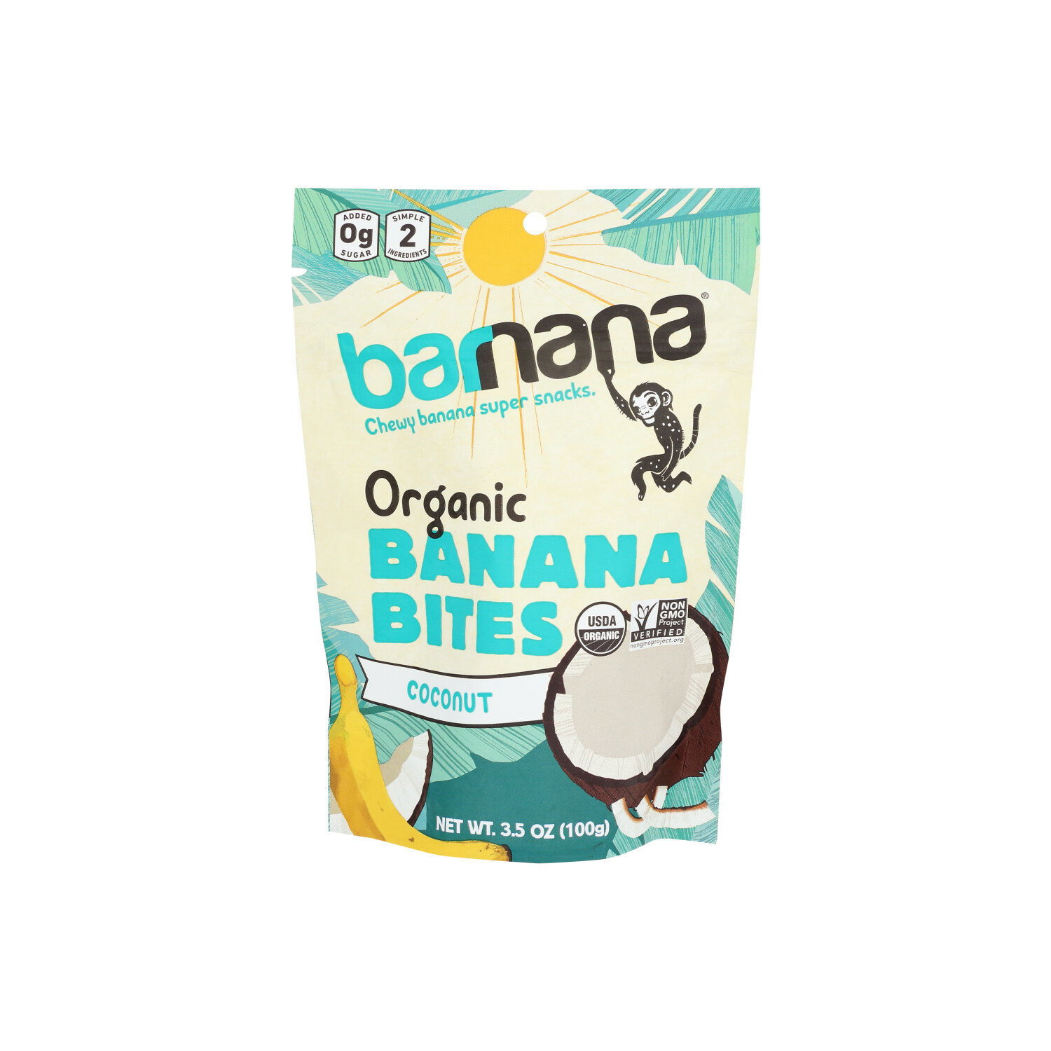 Barnana Coconut Banana Bites Chewy - 3.5 Ounce Image 1 of 4