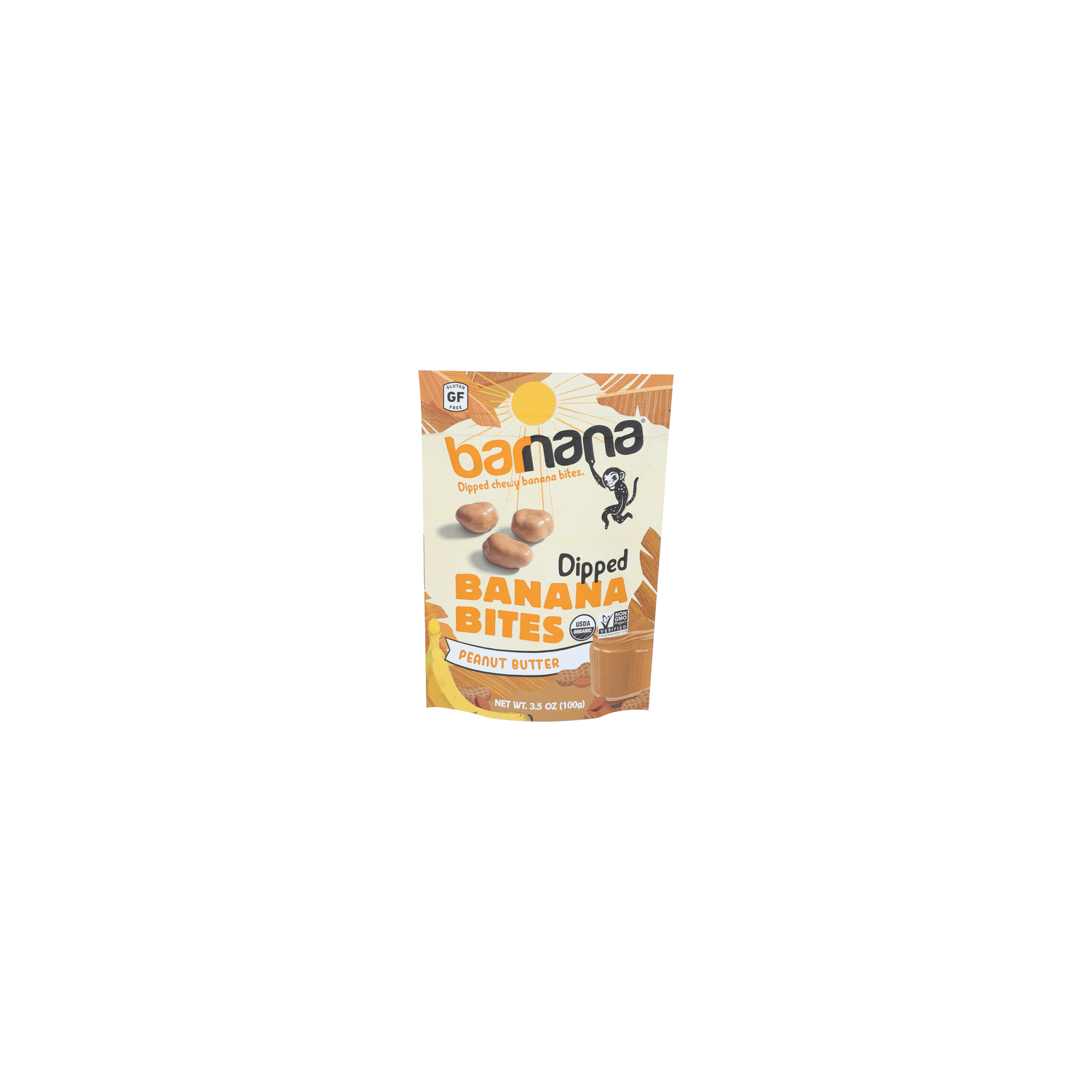 Barnana Banana Bites Peanut Butter Chewy - 3.5 Ounce Image 1 of 4