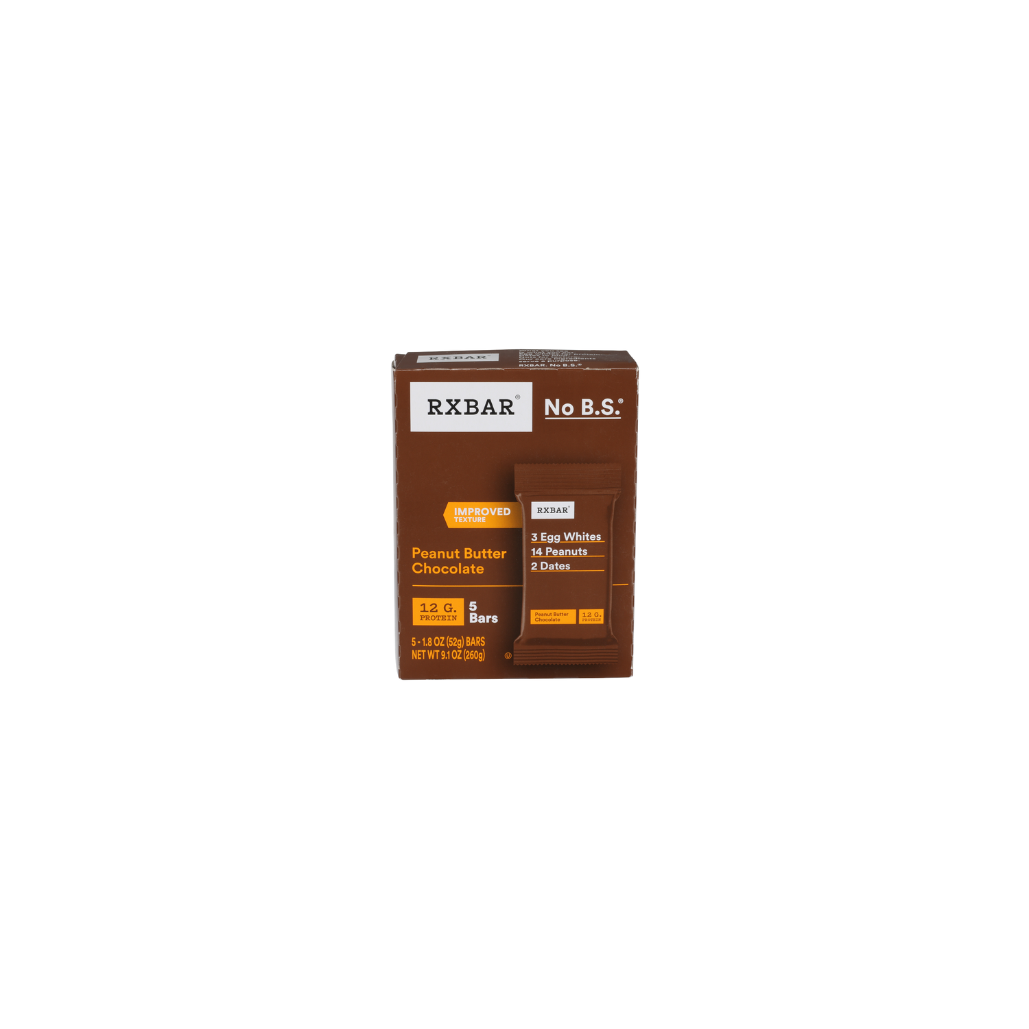 Rxbar Bar Chocolate Peanut Butter - 1.8 Ounce - 2 Count Image 1 of 3