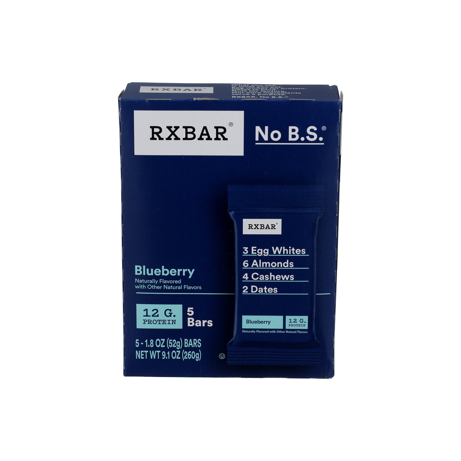 Rxbar Bar Protein Blueberry - 1.8 Ounce - 5 Count Image 1 of 3