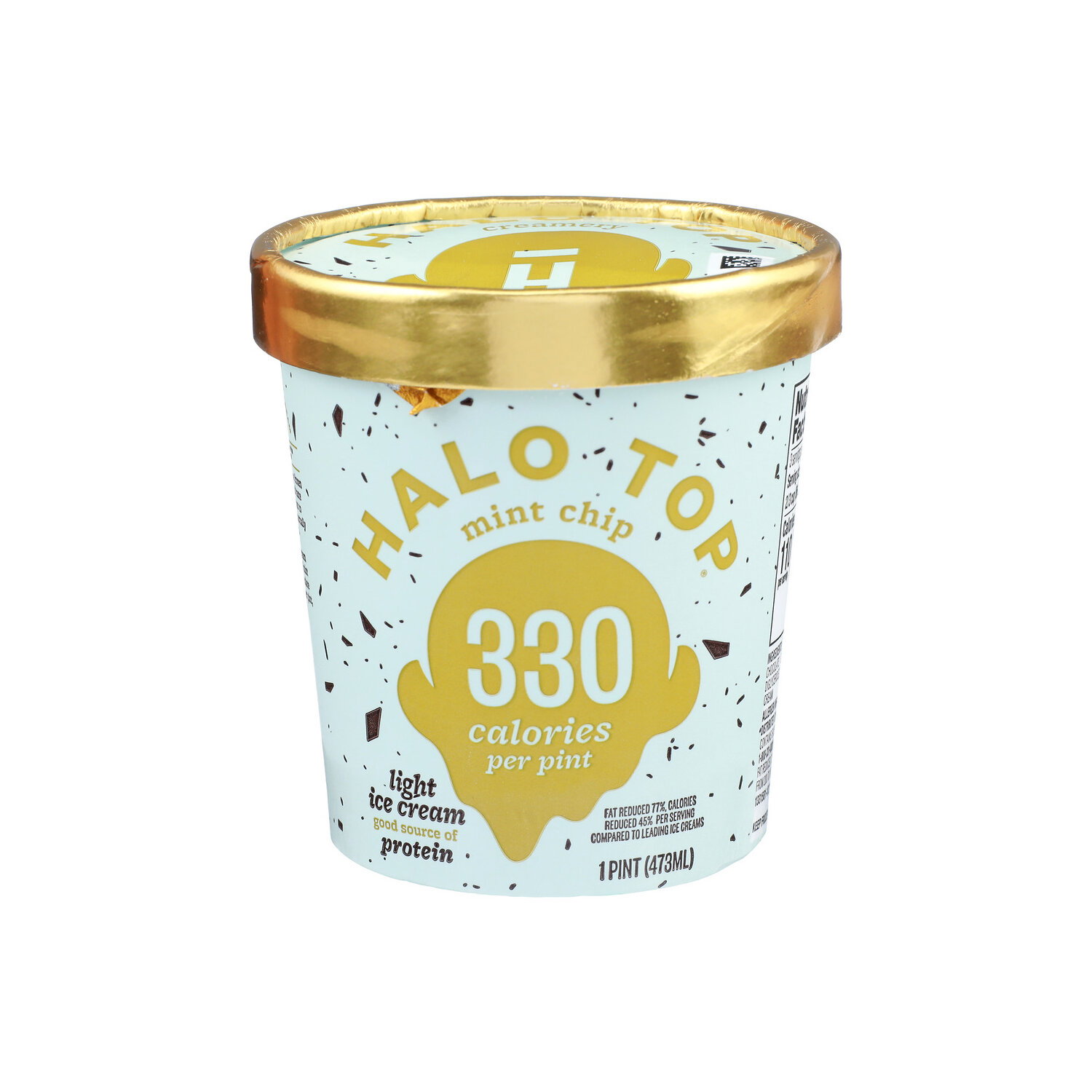 Halo Top Mint Chip Light Ice Cream - 1 Pint - Brookshire's