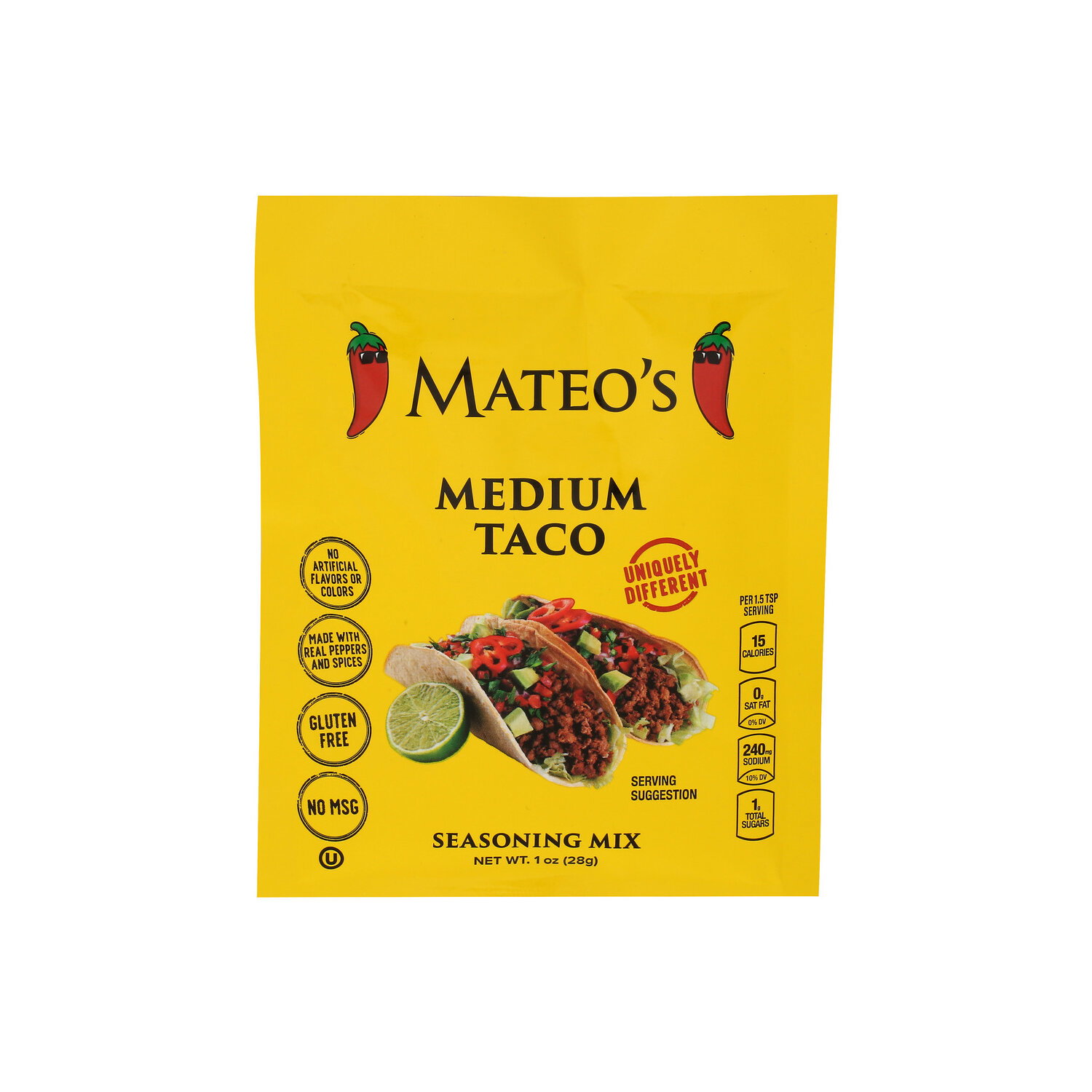 MATEO's Salsa Medium Taco Packet - 1 Ounce Image 1 of 4
