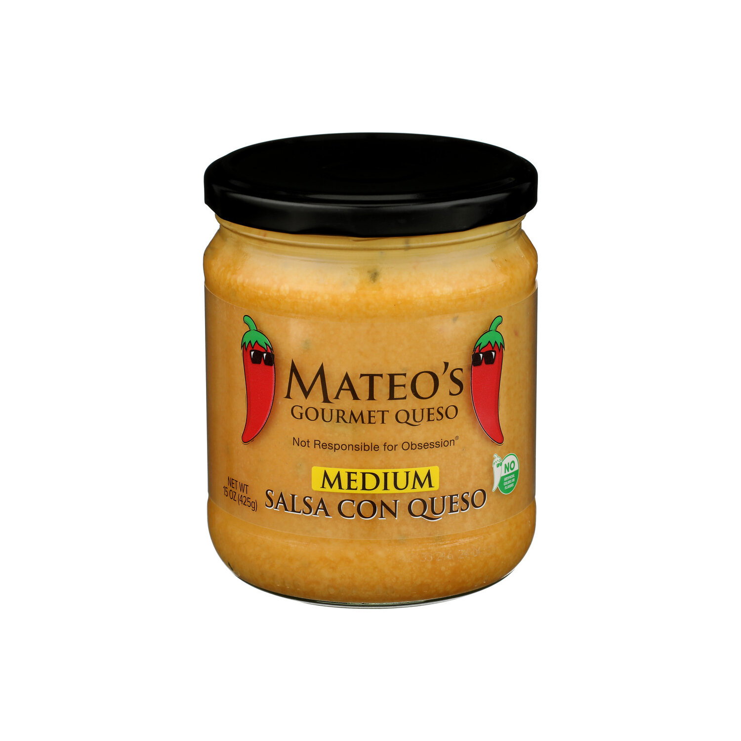 MATEO's Salsa Medium Con Queso - 15 Ounce Image 1 of 4