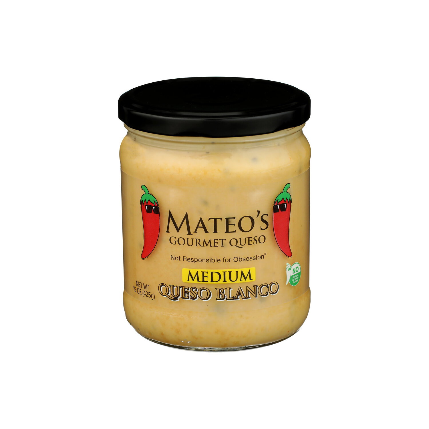 MATEO's Salsa Medium Queso Blanco - 15 Ounce Image 1 of 4