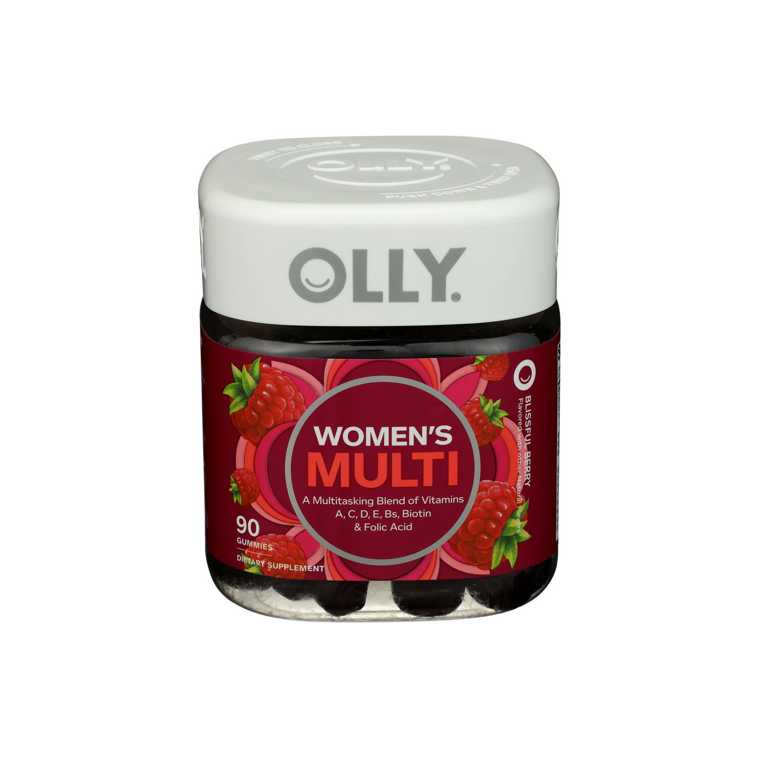 Olly Blissful Berry The Perfect Women's Multi - 90 Count Image 1 of 4