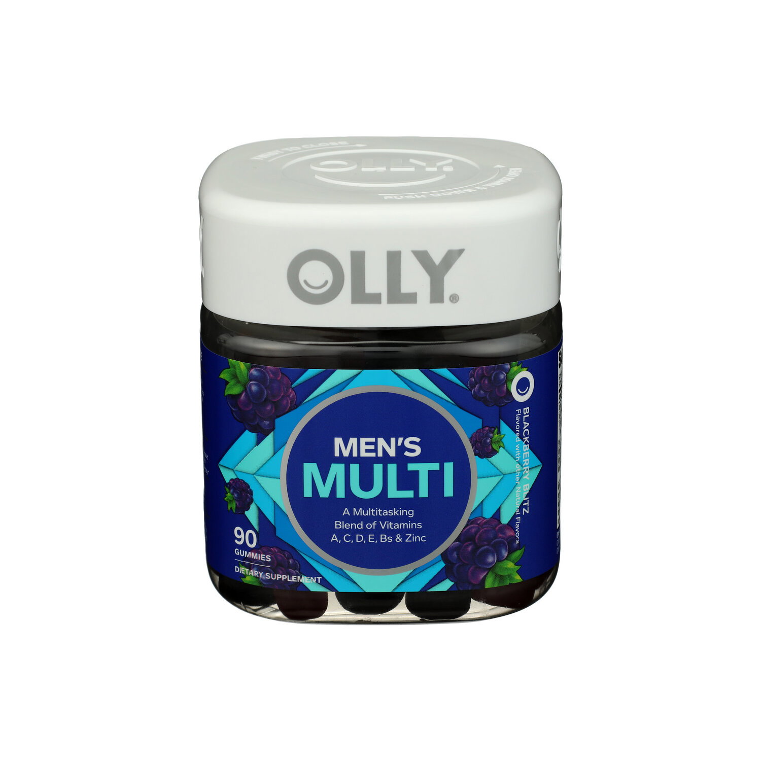 Olly Blackberry Blitz The Perfect Men's Multi - 90 Count Image 1 of 4