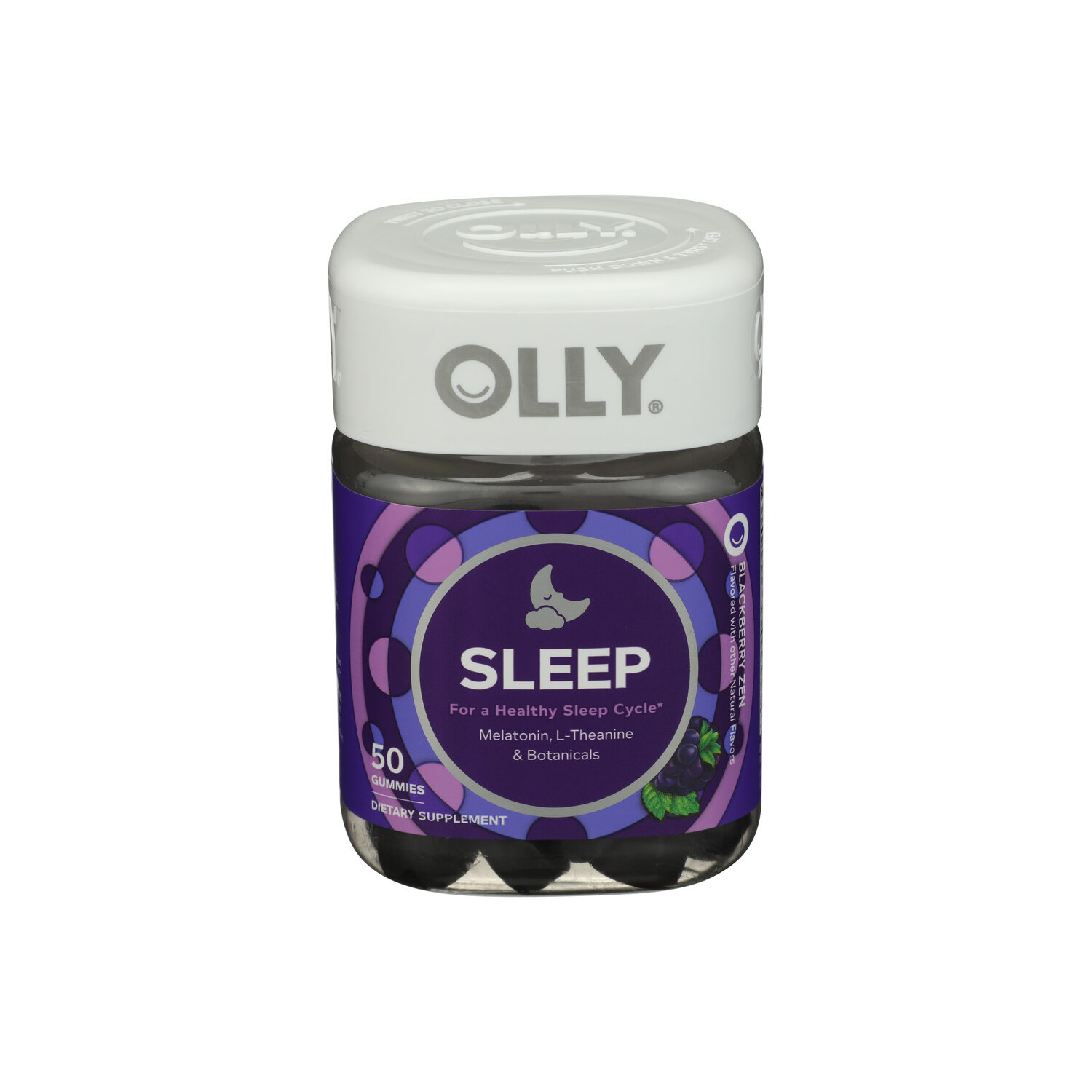 Olly Blackberry Zen Gummy Sleep - 50 Count Image 1 of 2