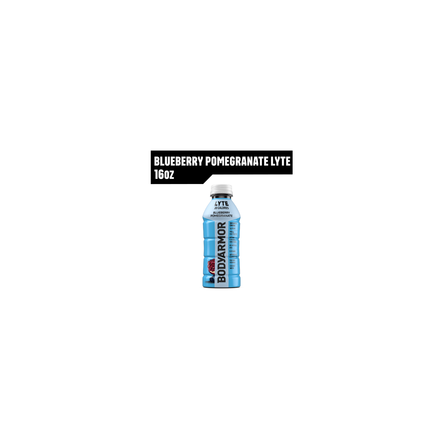 Bodyarmor Blueberry Pomegranate Sports Drink Bottle - 16 Fluid Ounce Image 1 of 4
