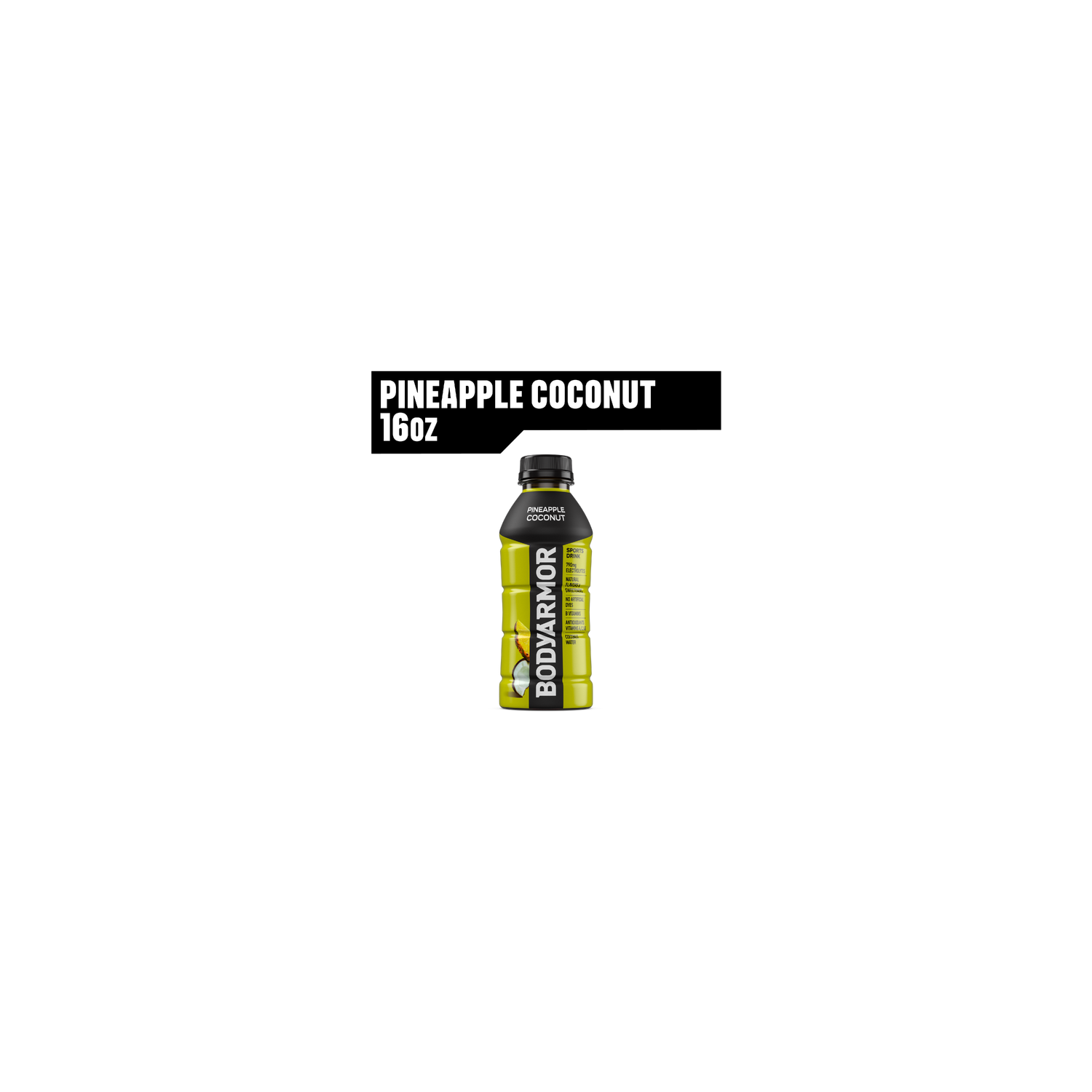 Bodyarmor Pineapple Coconut Sports Drink Bottle - 16 Fluid Ounce Image 1 of 4