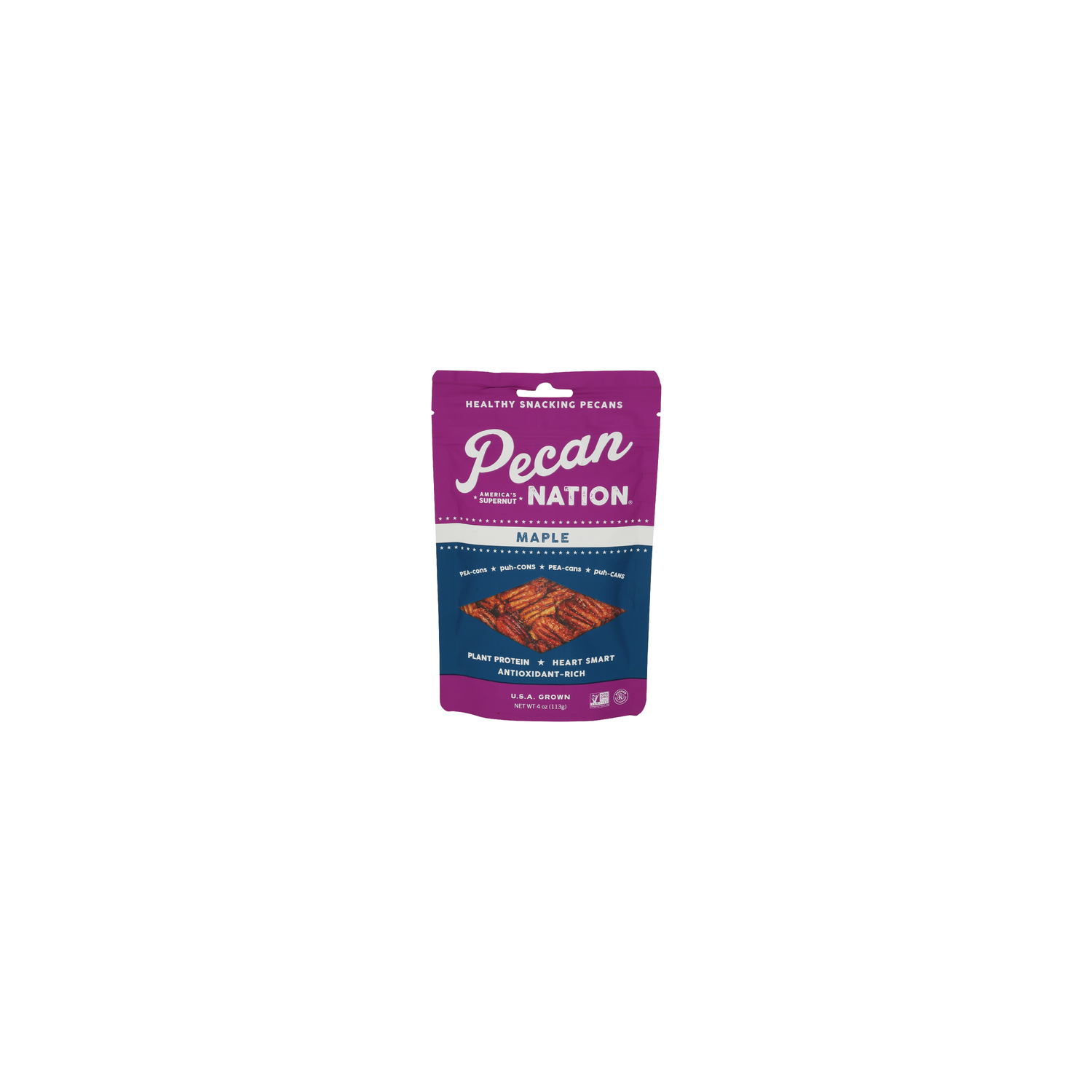 Pecan Nation Maple Snacking Pecans - 4 Ounce Image 1 of 4