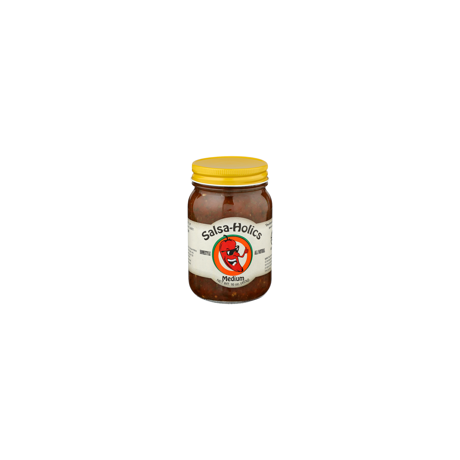 SALSA-HOLICS Medium Sauce - 16 Ounce Image 1 of 4