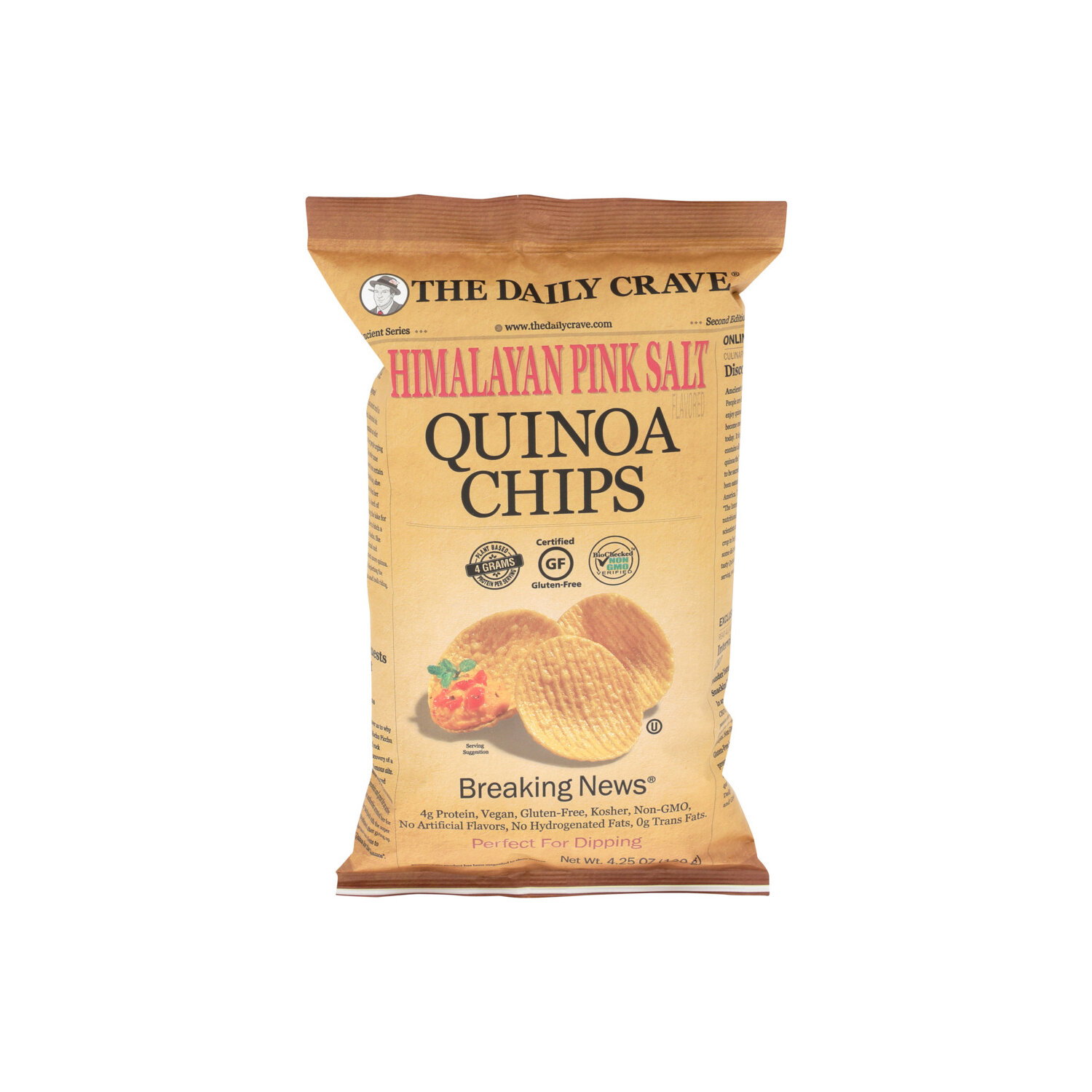 The Daily Crave Himalayan Pink Salt Quinoa Chips - 4.25 Ounce Image 1 of 2
