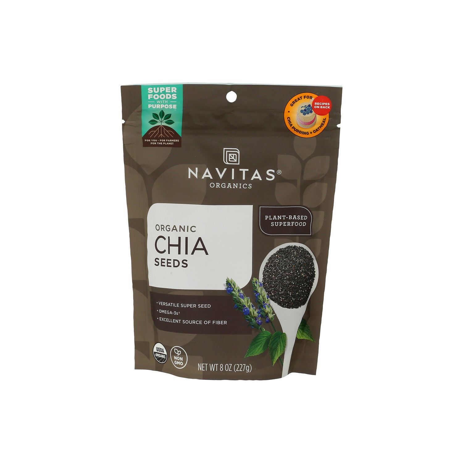Navitas Organics Chia Seeds Organic - 8 Ounce Image 1 of 4