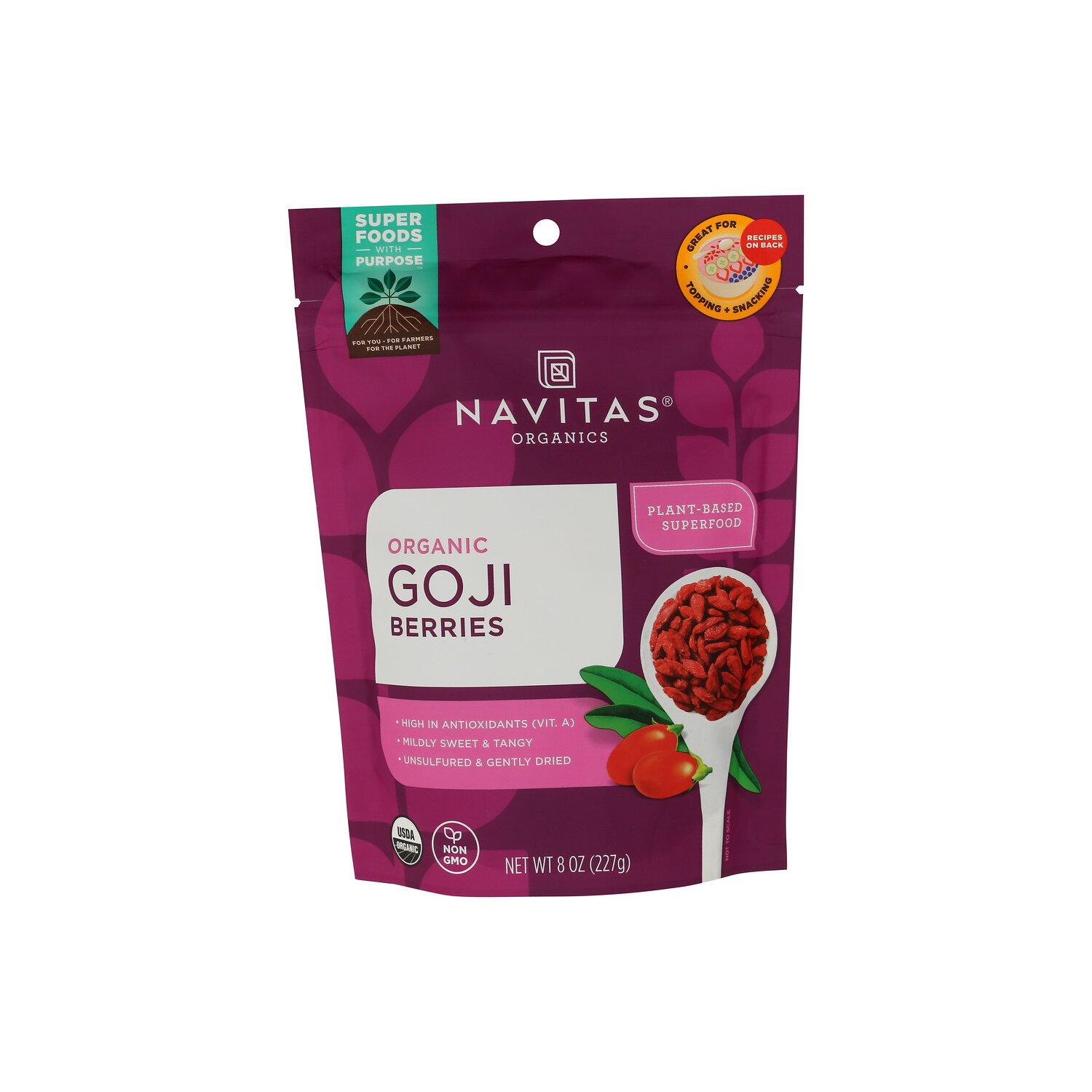 Navitas Organics Goji Berries Organic - 8 Ounce Image 1 of 4