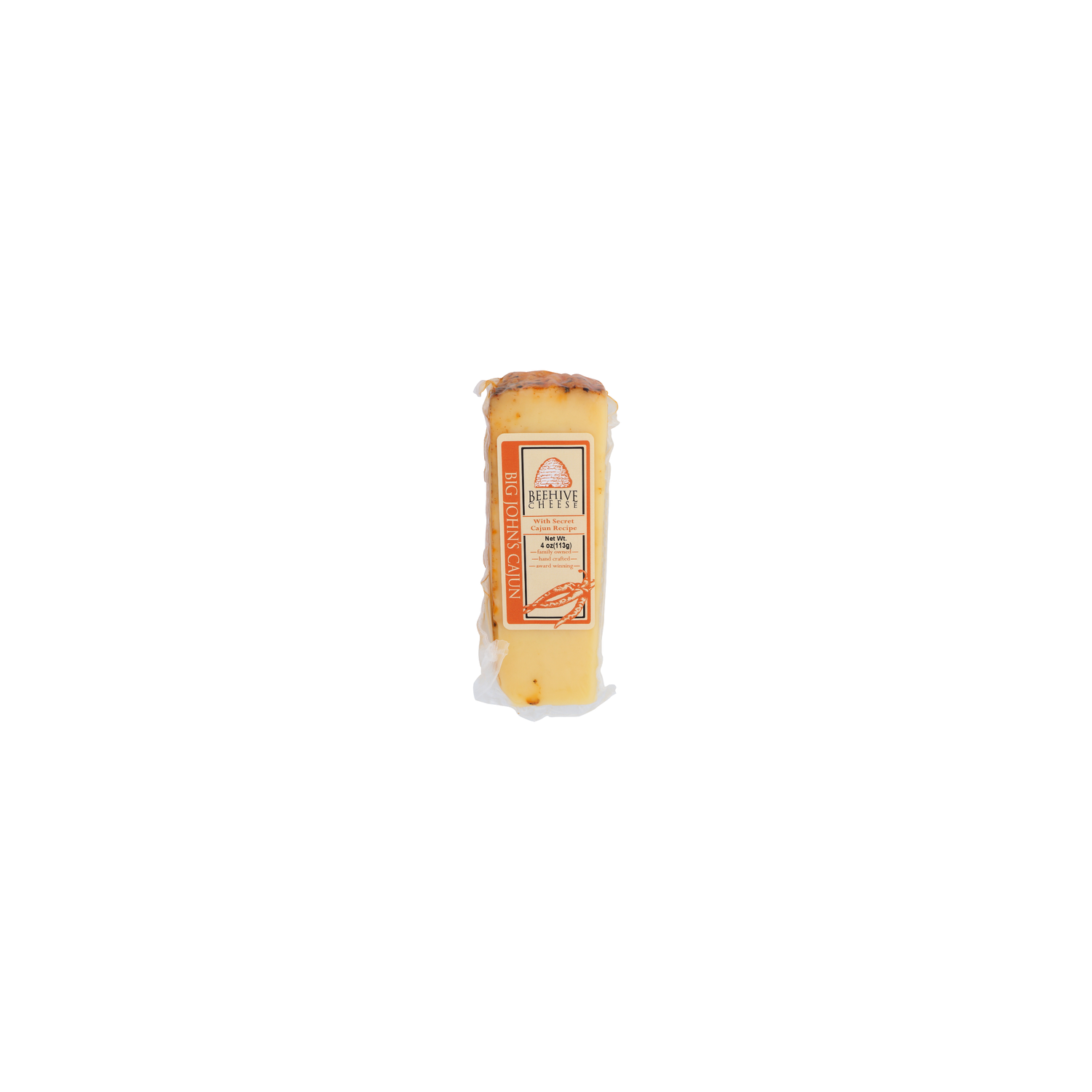 Beehive Cheese Spicy Cajun Cheddar Big John's - 4 Ounce Image 1 of 2