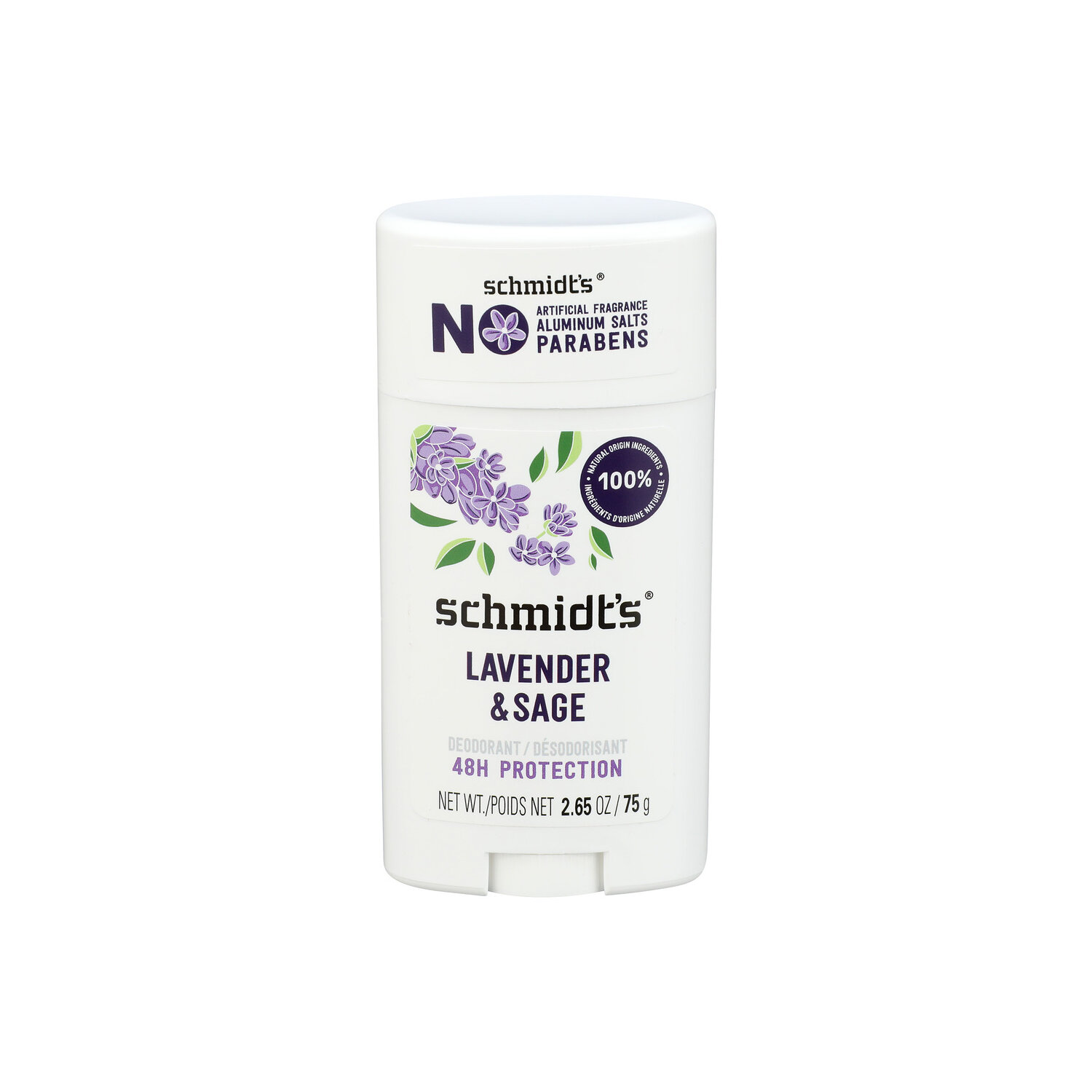 SCHMIDT's Lavender + Sage Schmidts Deo Stick - 2.65 Ounce Image 1 of 3