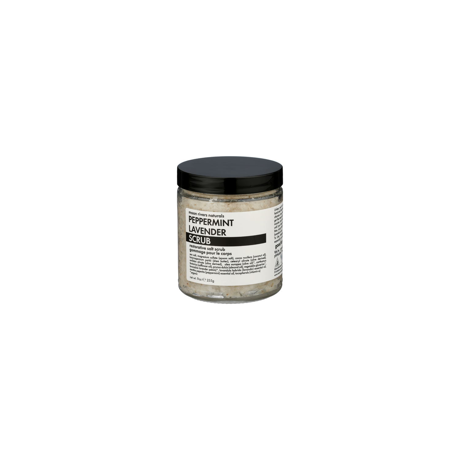 Moon Rivers Naturals Peppermint Lavender Restorative Salt Scrub - 9 Ounce Image 1 of 3