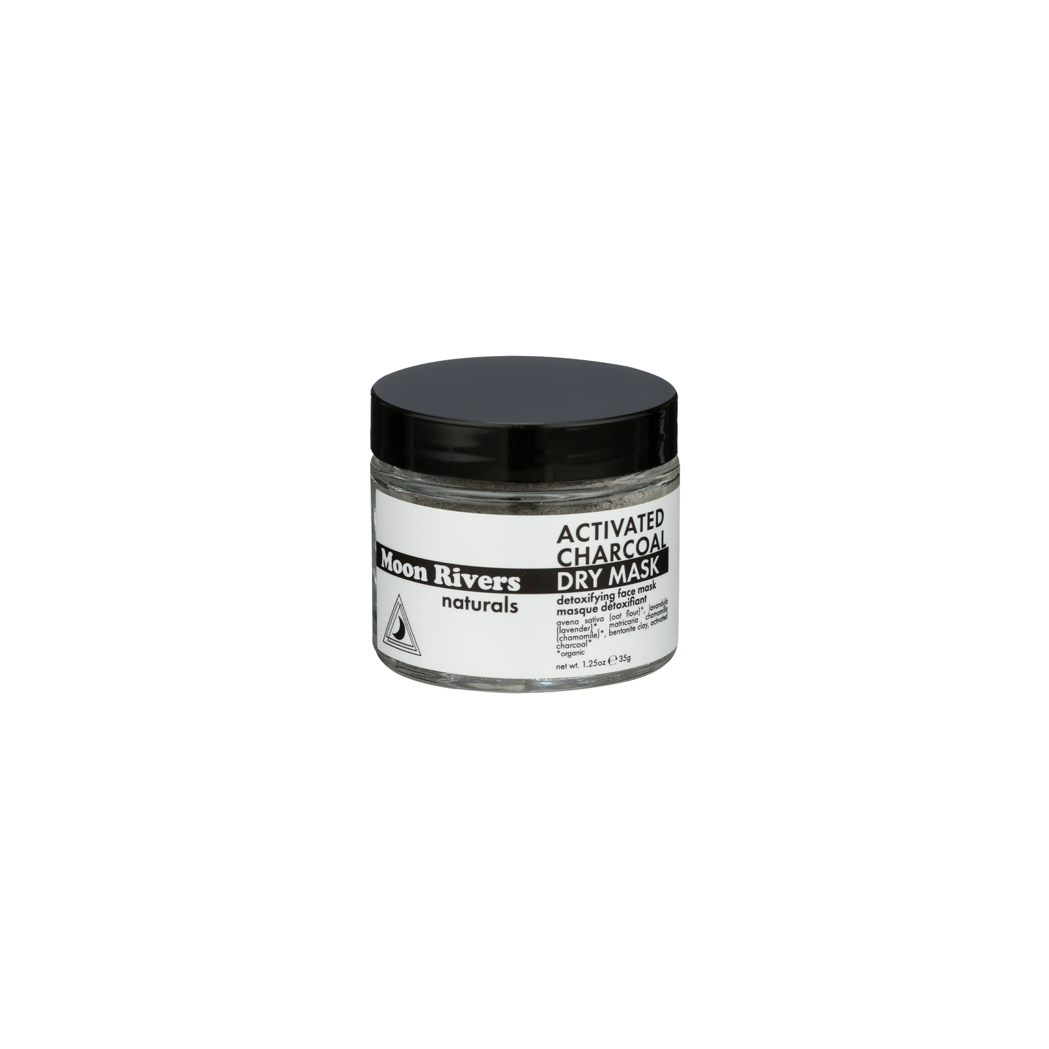 Moon Rivers Naturals Activated Charcoal Dry Mask - 1.25 Ounce Image 1 of 3
