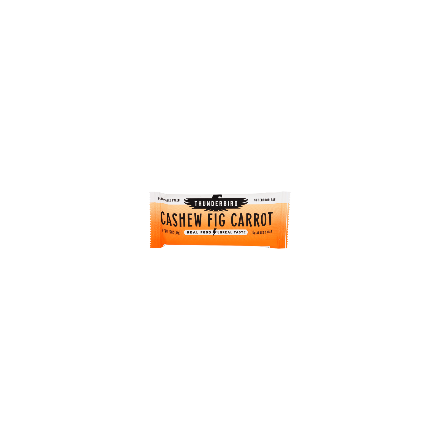Thunderbird Real Food Bar Cashew Fig Carrot Nutrition - 1.7 Ounce Image 1 of 2
