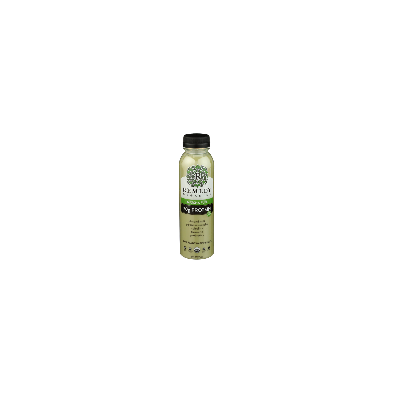 Remedy Organics Matcha Fuel Plant-Based Protein Shake - 12 Fluid Ounce Image 1 of 4