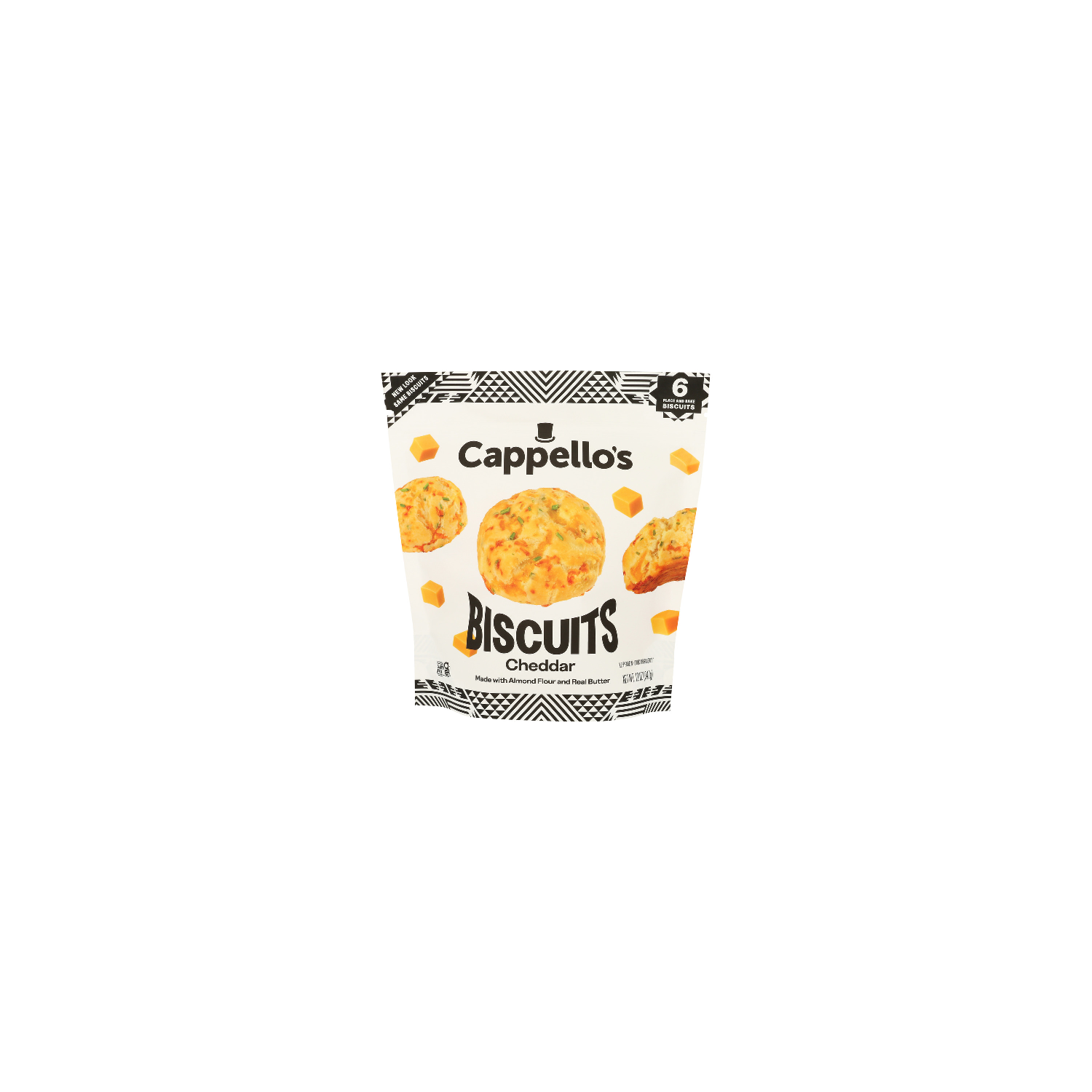 CAPPELLO's Biscuits Cheddar Frozen Gluten Free - 2 Ounce - 6 Count Image 1 of 4