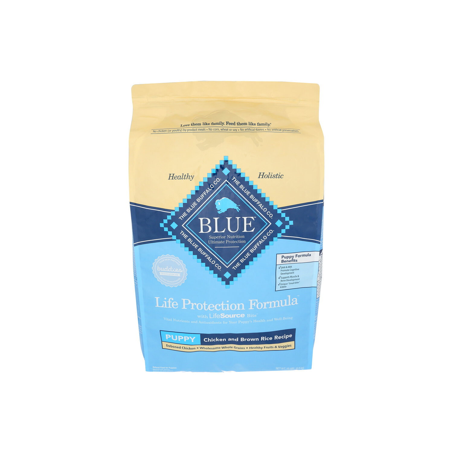 Blue Chicken And Brown Rice Recipe Puppy Life Protection Formula With Lifesource Bits - 15 Pound Image 1 of 4