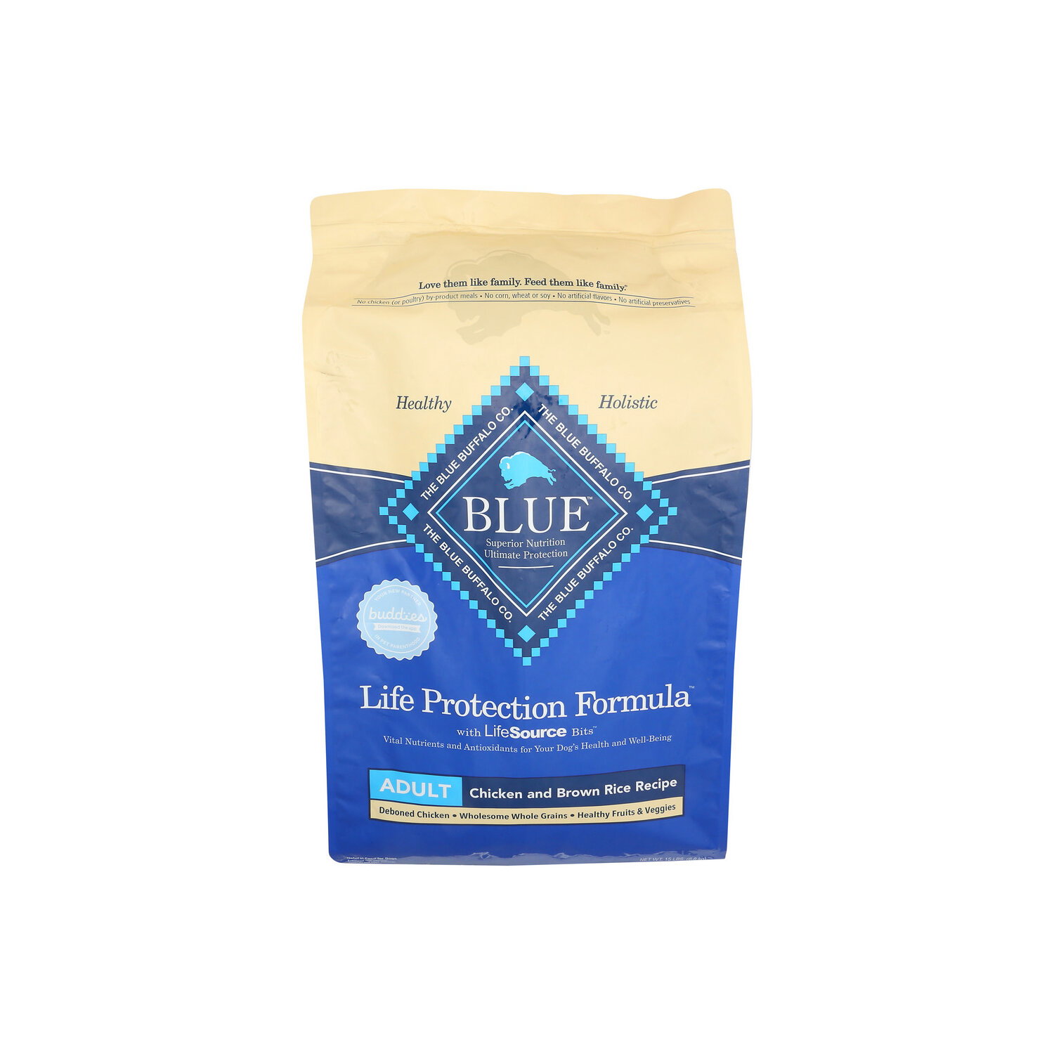 The Blue Buffalo Co. Chicken And Brown Rice Dog Food - 15 Pound Image 1 of 4