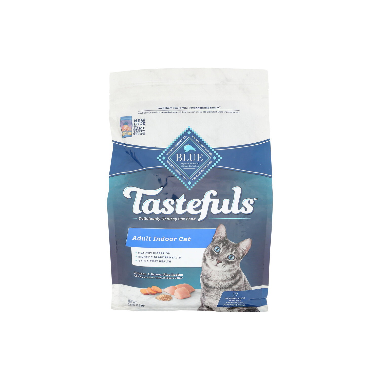 Blue Food Cat Chkn Brwn Rice - 3 Pound Image 1 of 4