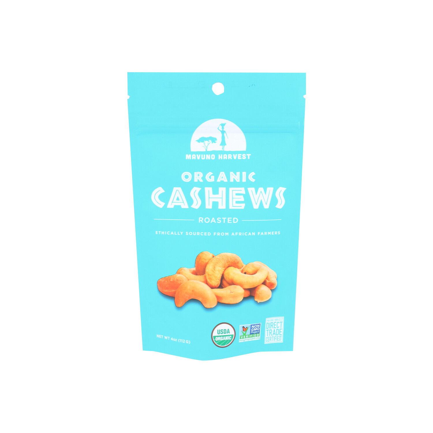 Mavuno Harvest Roasted Cashews - 4 Ounce Image 1 of 2
