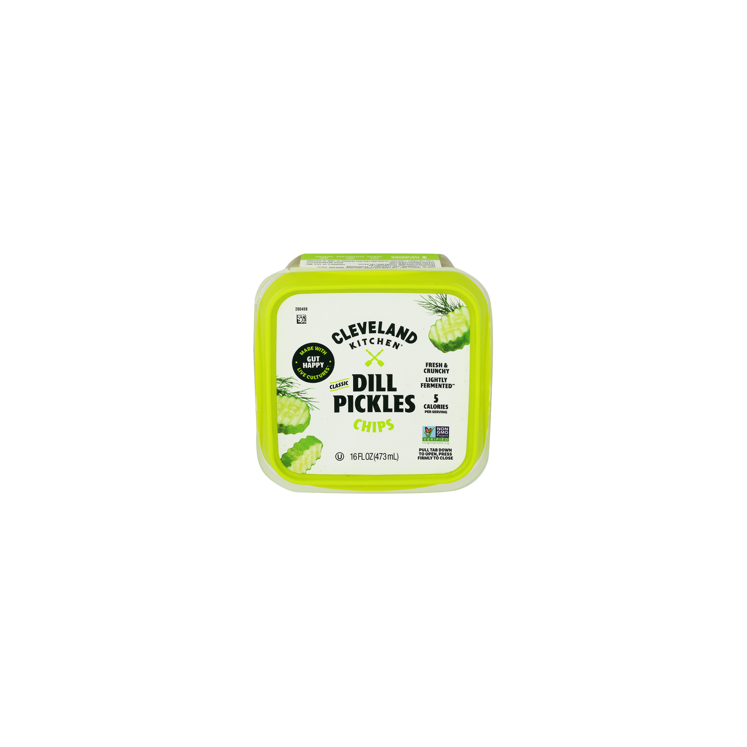 Cleveland Kitchen Classic Dill Pickle Chips - 16 Fluid Ounce Image 1 of 4