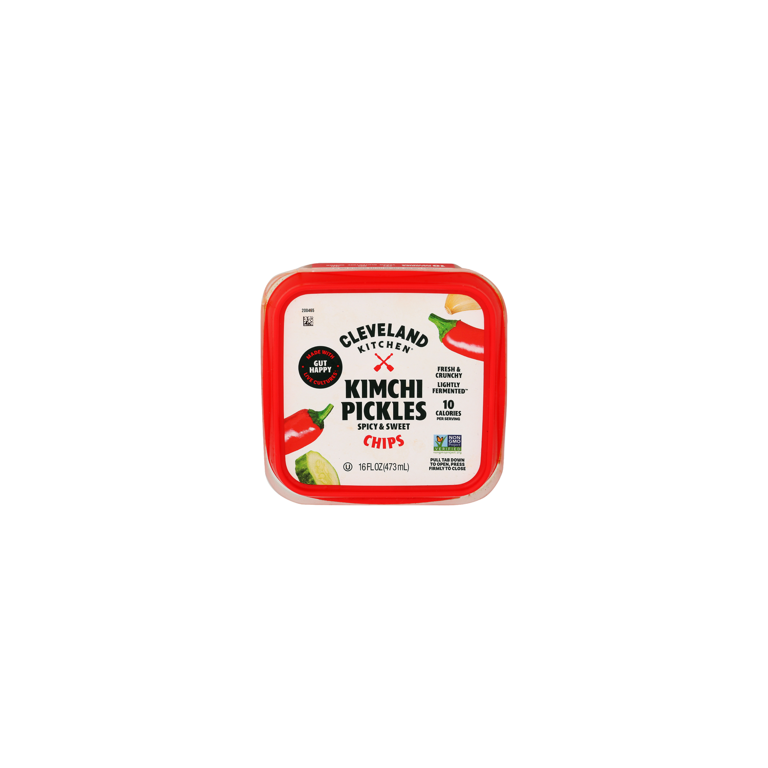 Cleveland Kitchen Sweet Heat Kimchi Chips Pickle - 16 Fluid Ounce