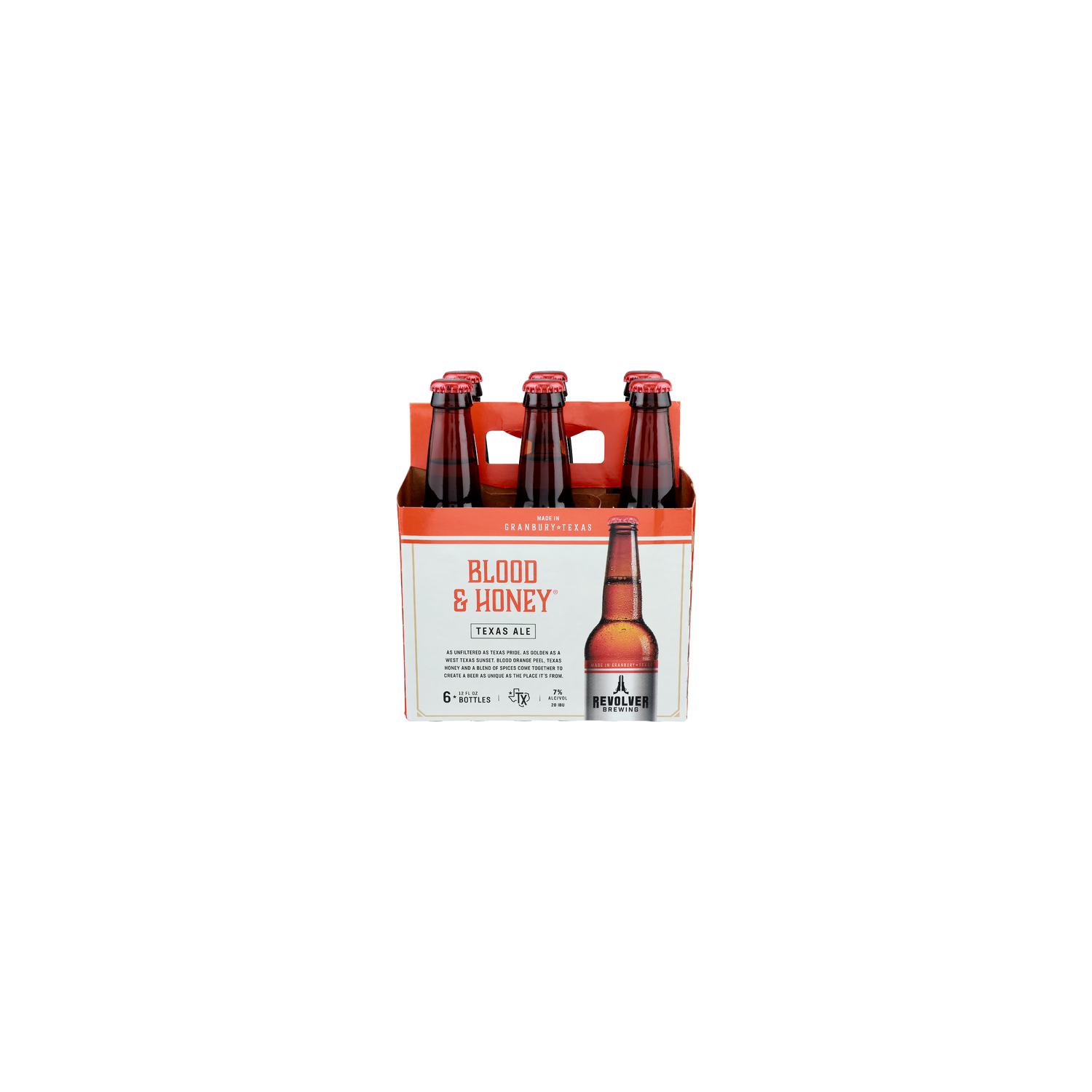 Revolver Brewing Texas Ale Blood & Honey - 6 Count Image 1 of 3