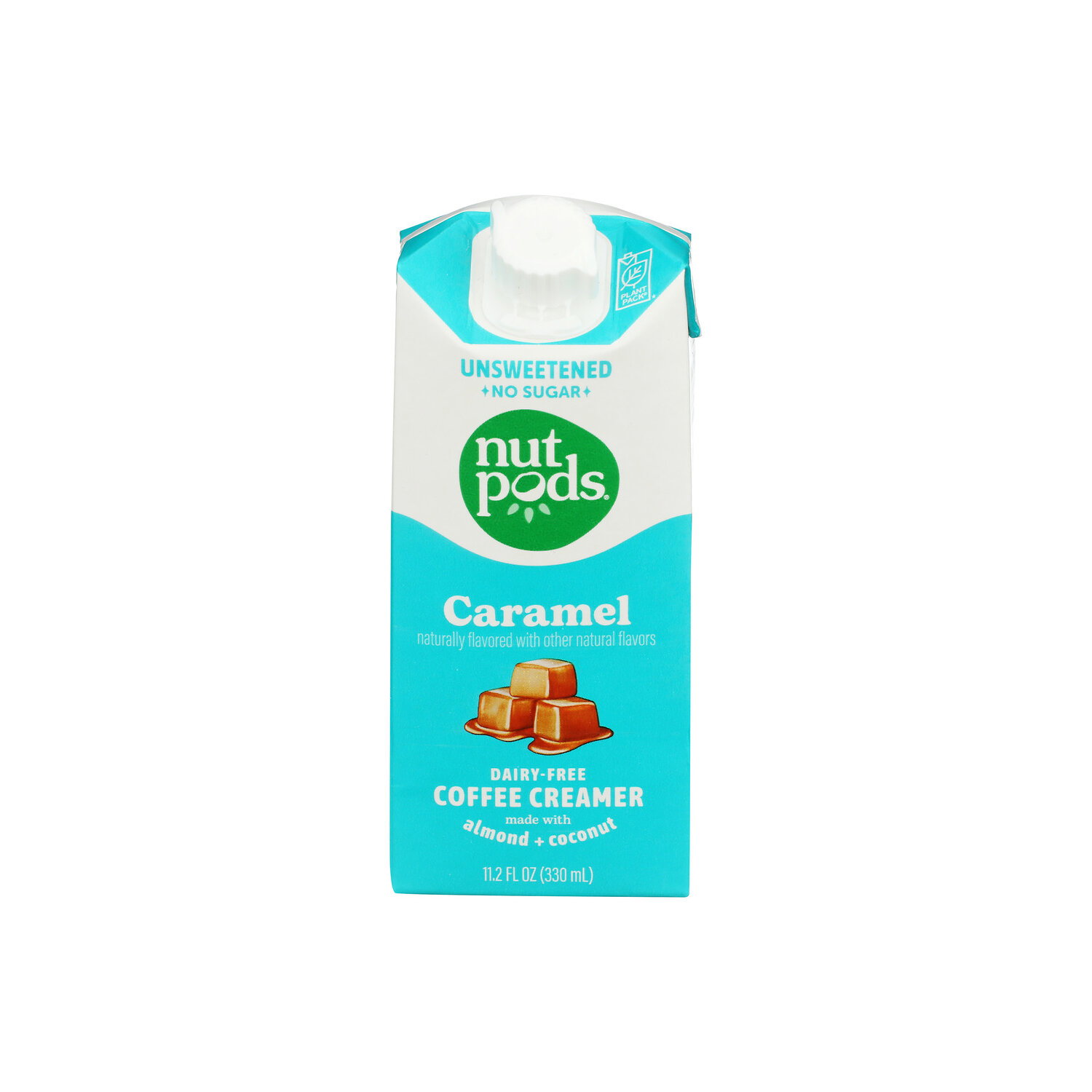 Nutpods Caramel Unsweetened Almond Coconut Coffee Creamer, Dairy-Free - 11.2 Fluid Ounce Image 1 of 4