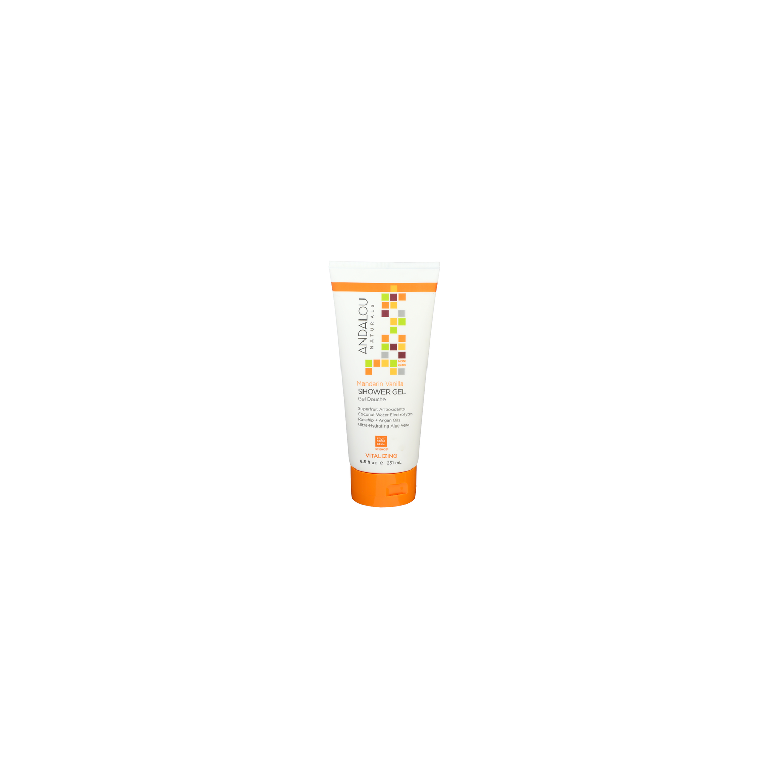 Andalou Naturals Mandarin Vanilla Shower Gel - 8.5 Fluid Ounce Image 1 of 3